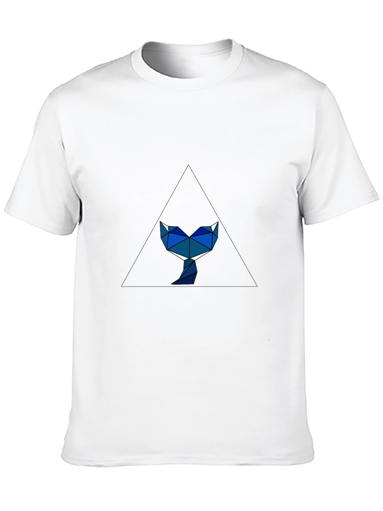 Geometric Fox Tee - Modern Minimalist Design