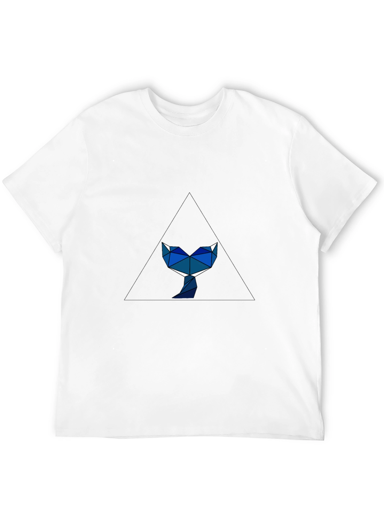 Geometric Fox Tee - Modern Minimalist Design