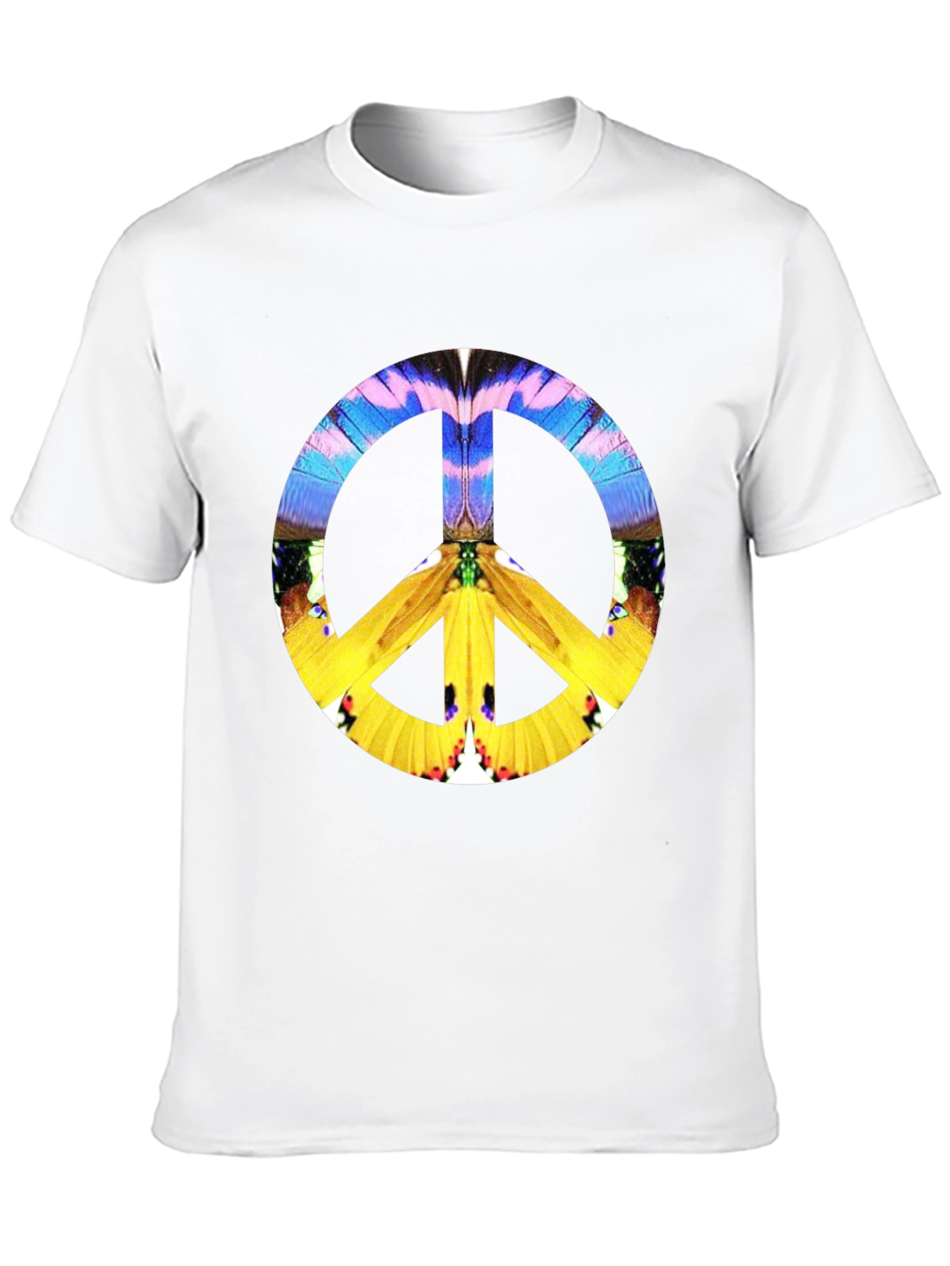 Peace Sign Graphic Black T-Shirt