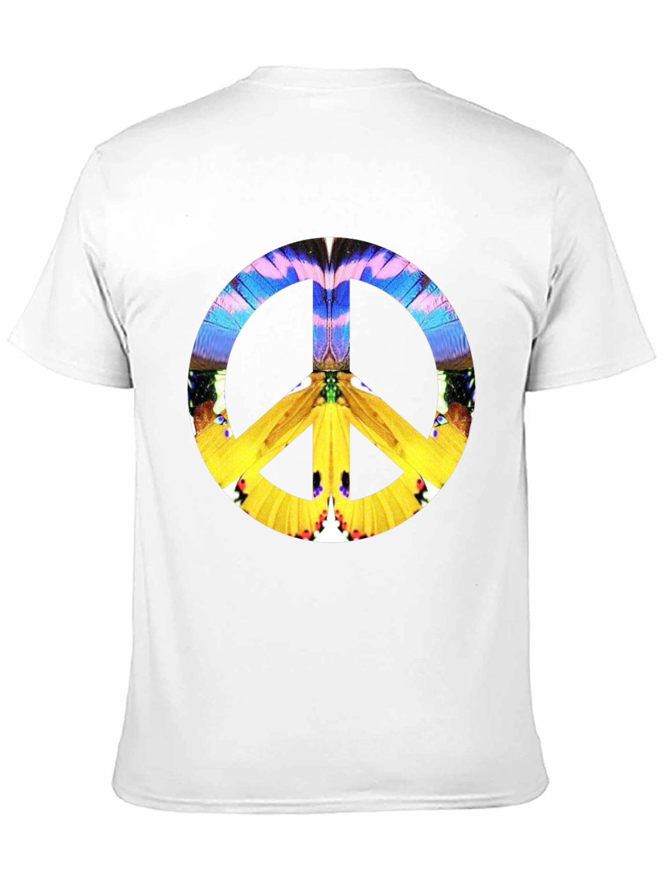 Peace Sign Graphic Black T-Shirt