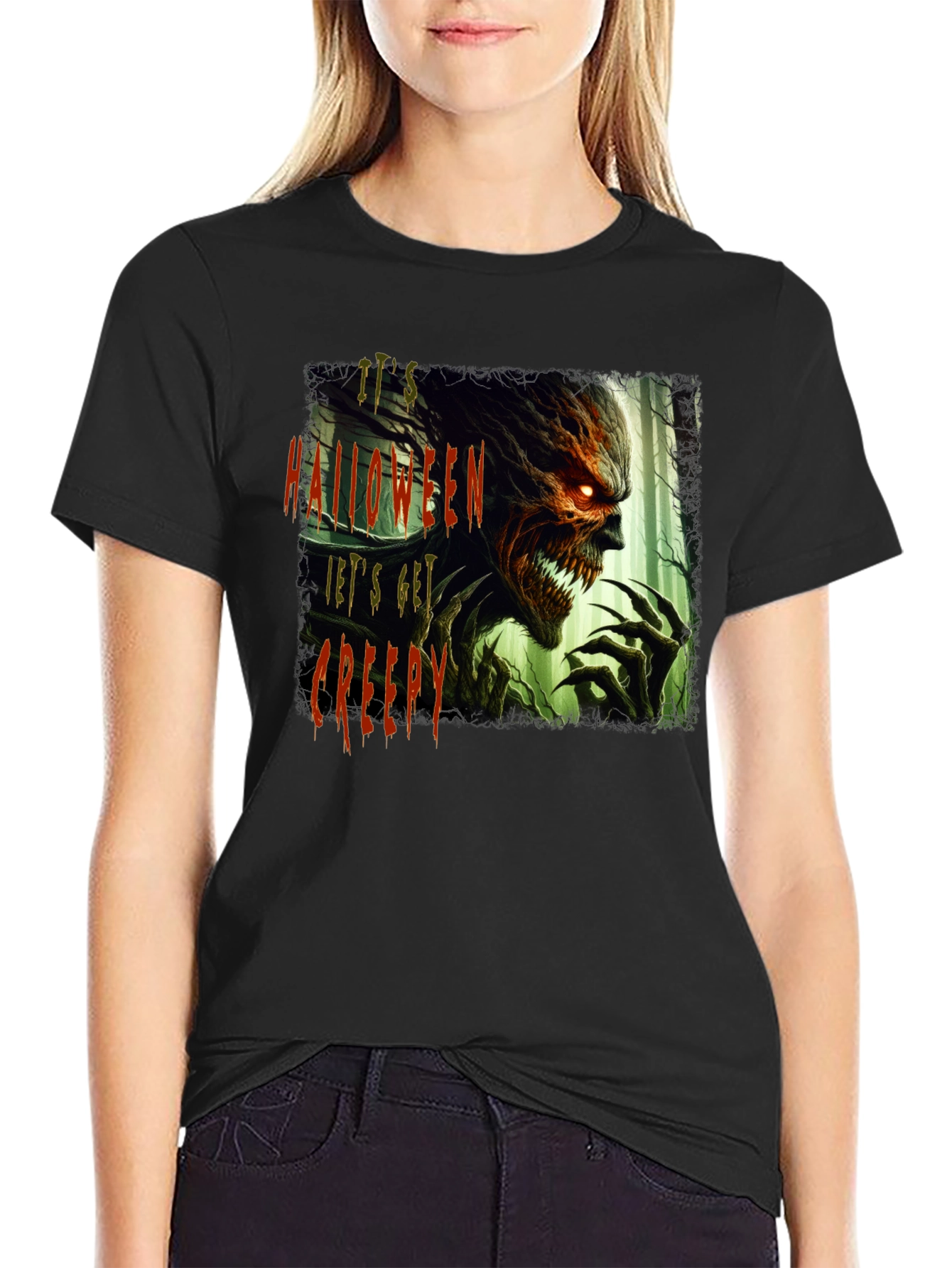 Its Halloween T-Shirt Lets Get Creepy