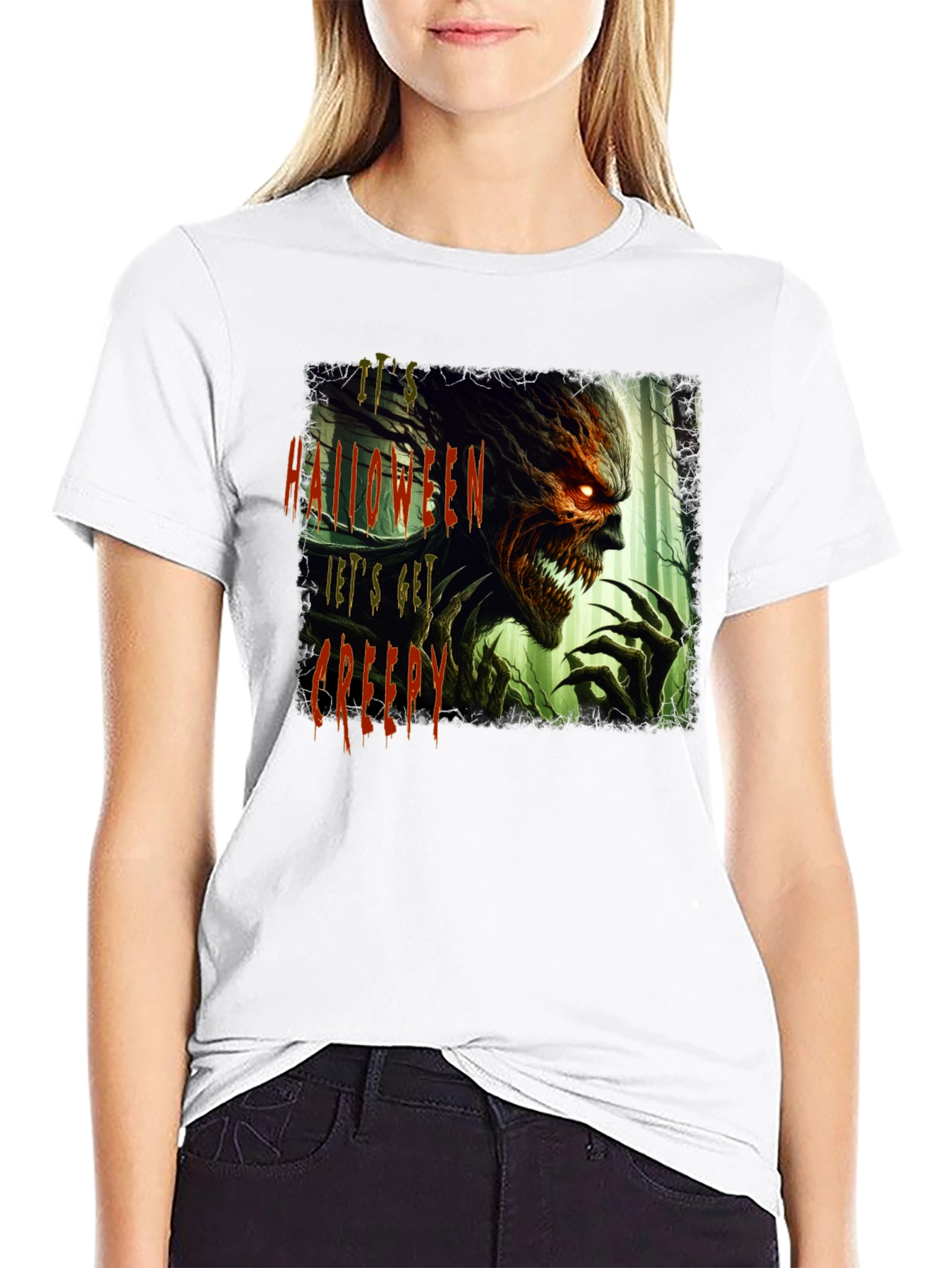Its Halloween T-Shirt Lets Get Creepy