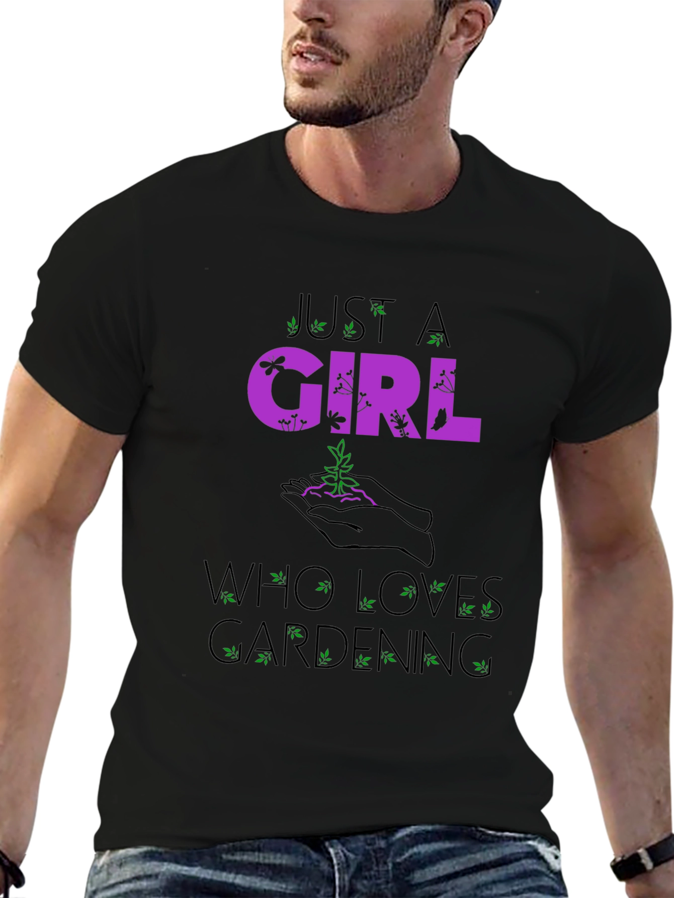 Just a Girl Who Loves Gardening T-Shirt