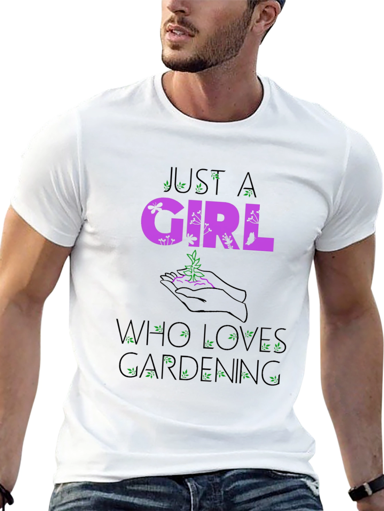 Just a Girl Who Loves Gardening T-Shirt