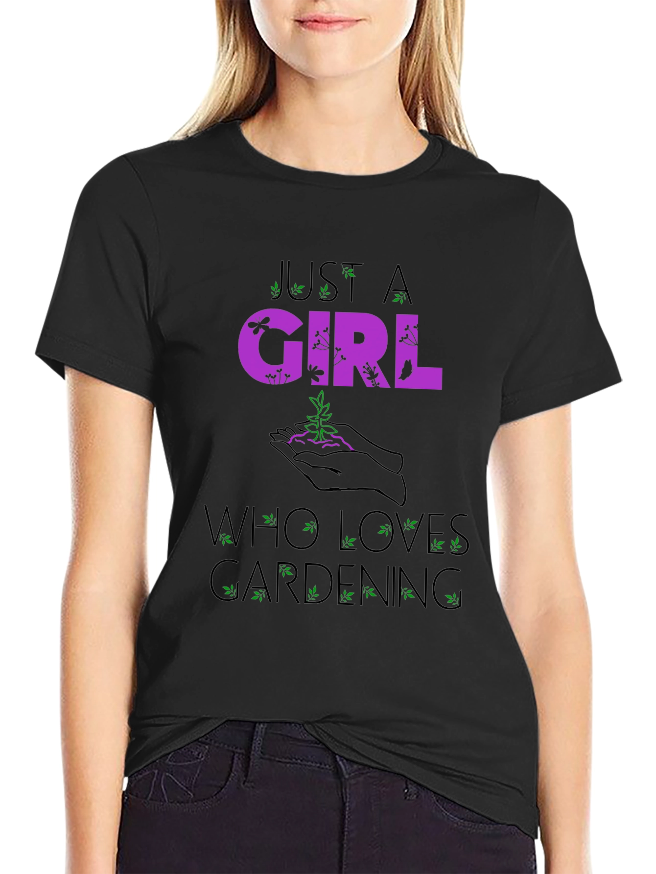 Just a Girl Who Loves Gardening T-Shirt