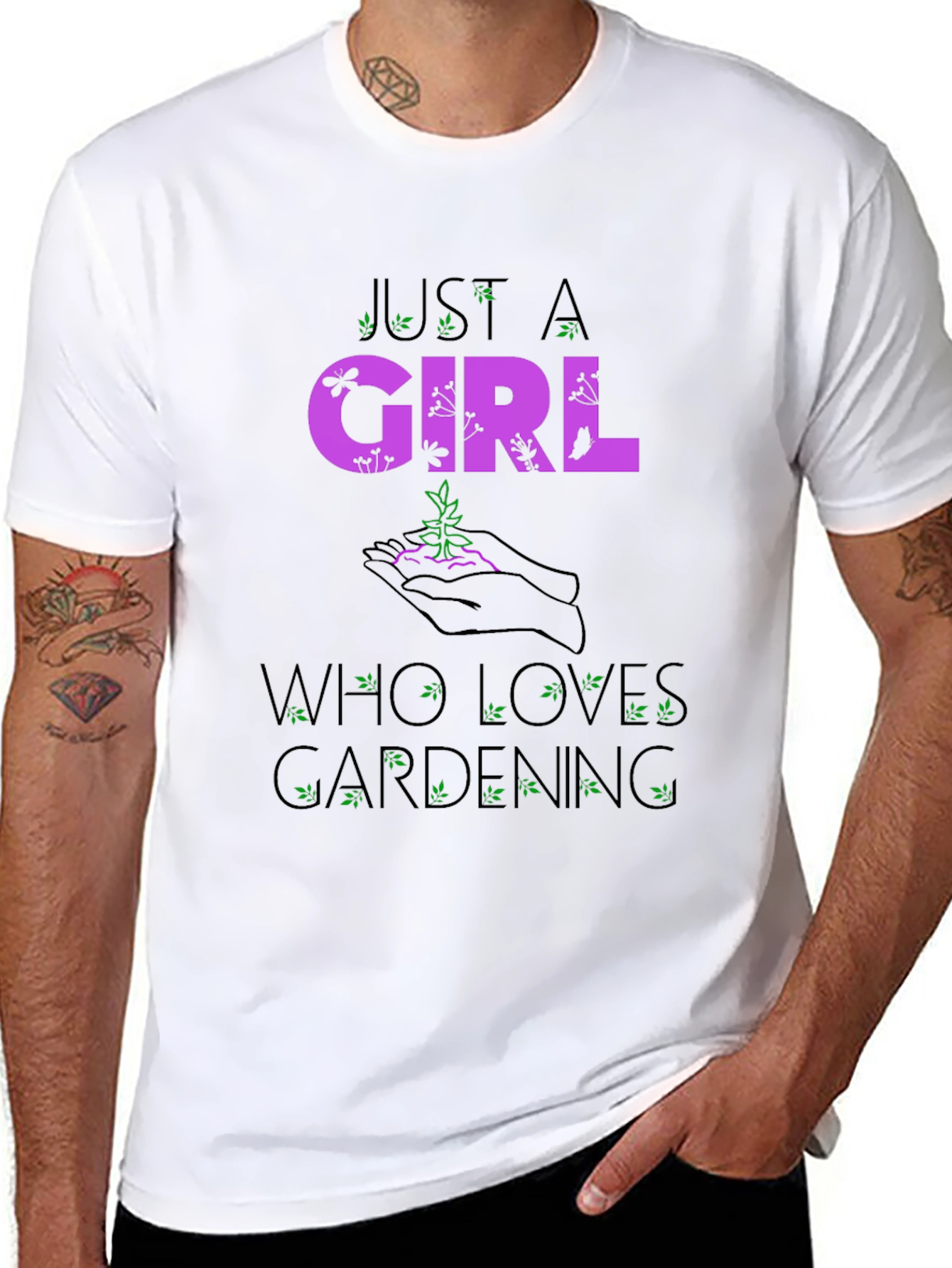 Just a Girl Who Loves Gardening T-Shirt