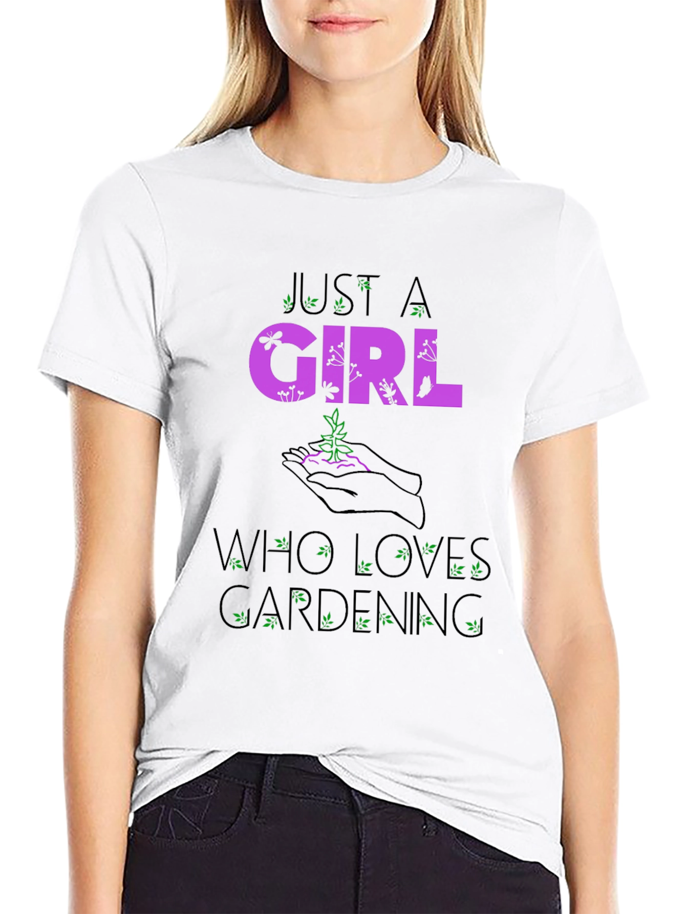 Just a Girl Who Loves Gardening T-Shirt