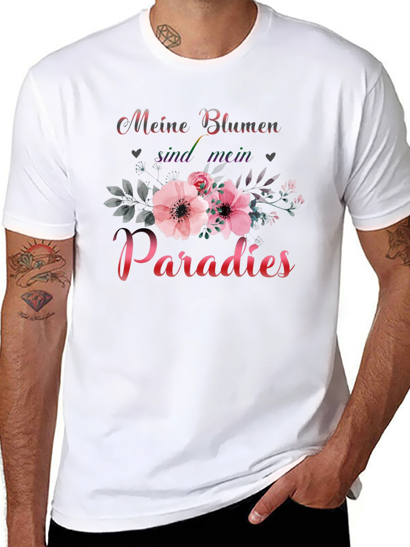 Meine Blumen sind mein Paradies T-Shirt