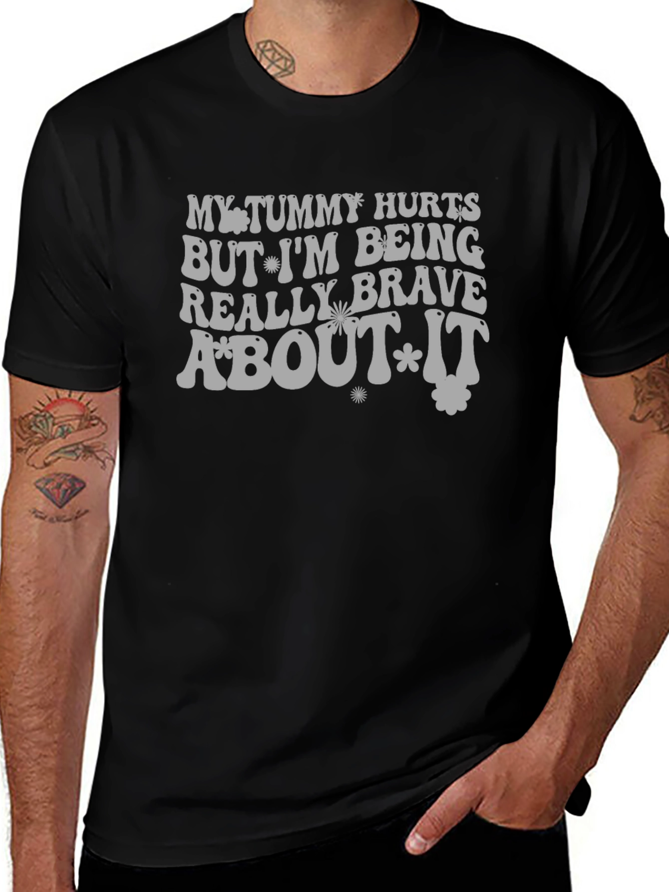 My Tummy Hurts T-Shirt - Funny Graphic Tee