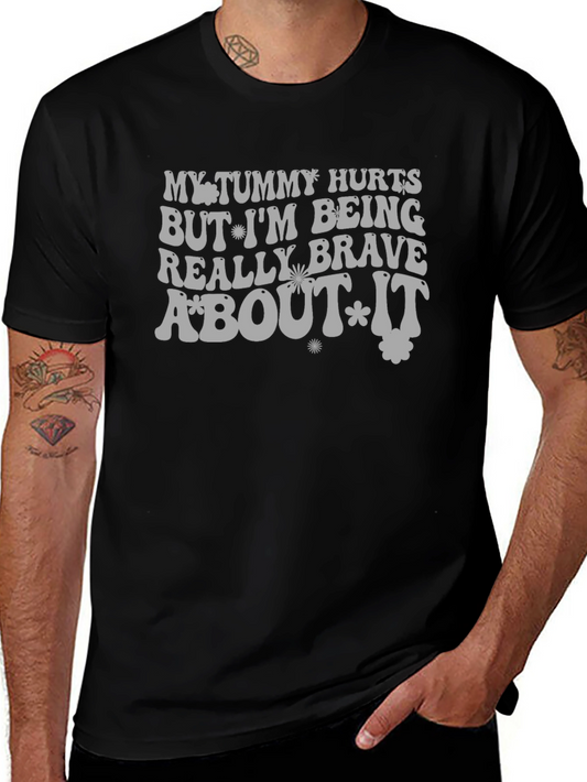 My Tummy Hurts T-Shirt - Funny Graphic Tee