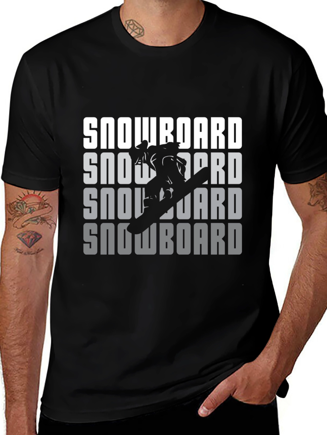 Snowboard Graphic Tee | Cool Sport Shirt