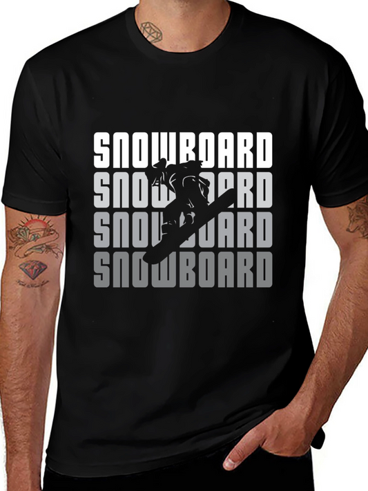 Snowboard Graphic Tee | Cool Sport Shirt