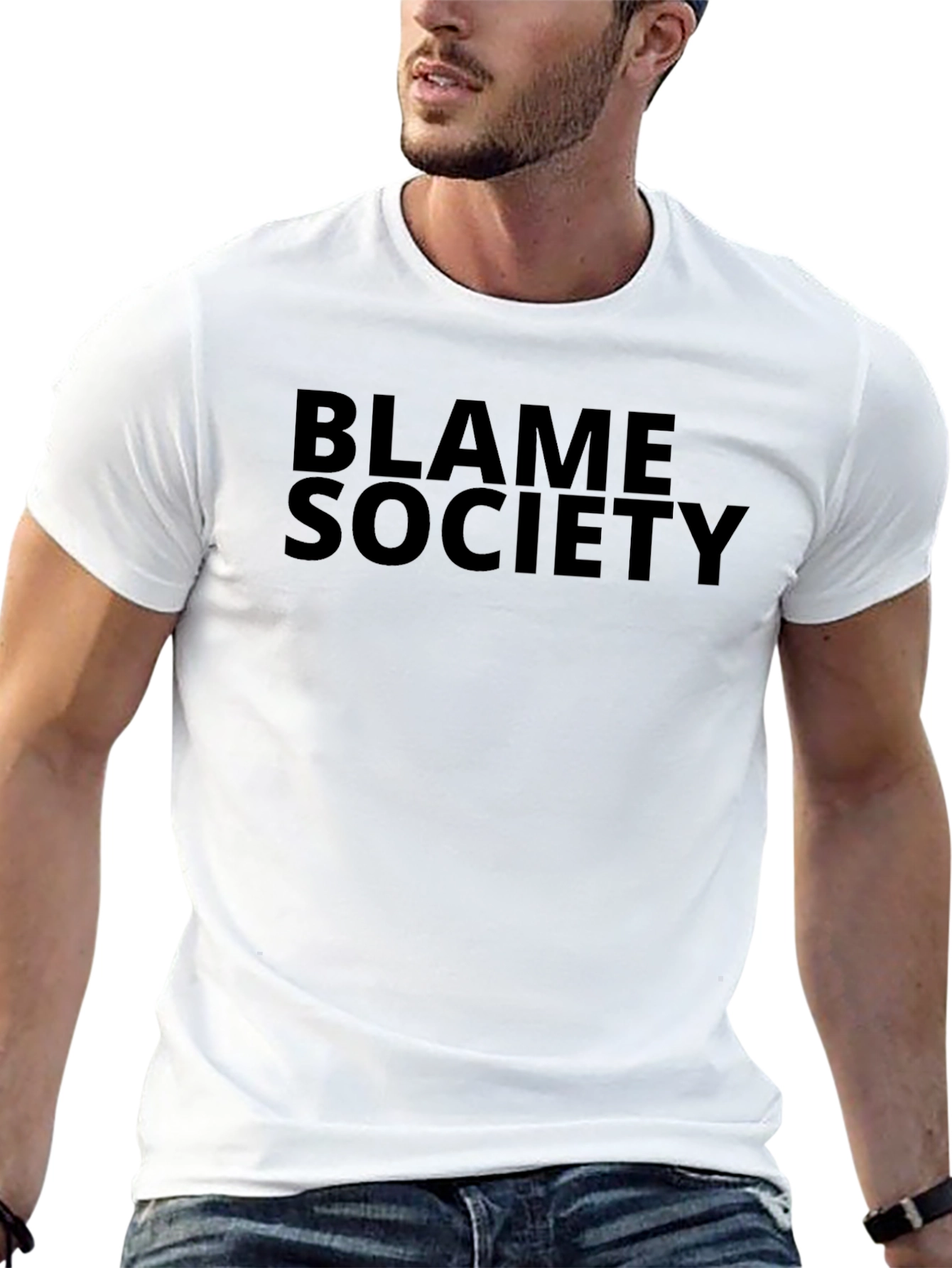 Blame Society Black T-Shirt