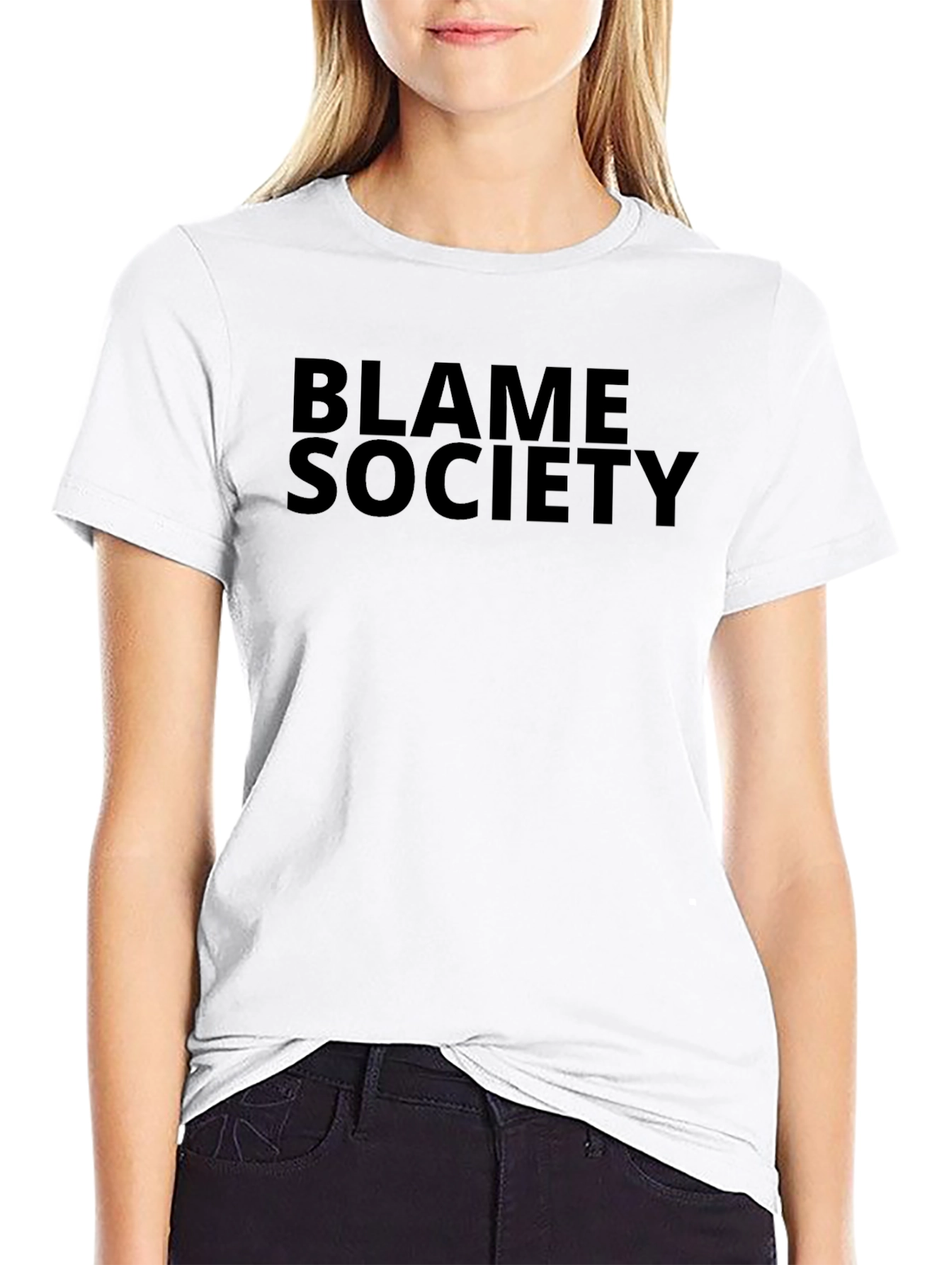 Blame Society Black T-Shirt