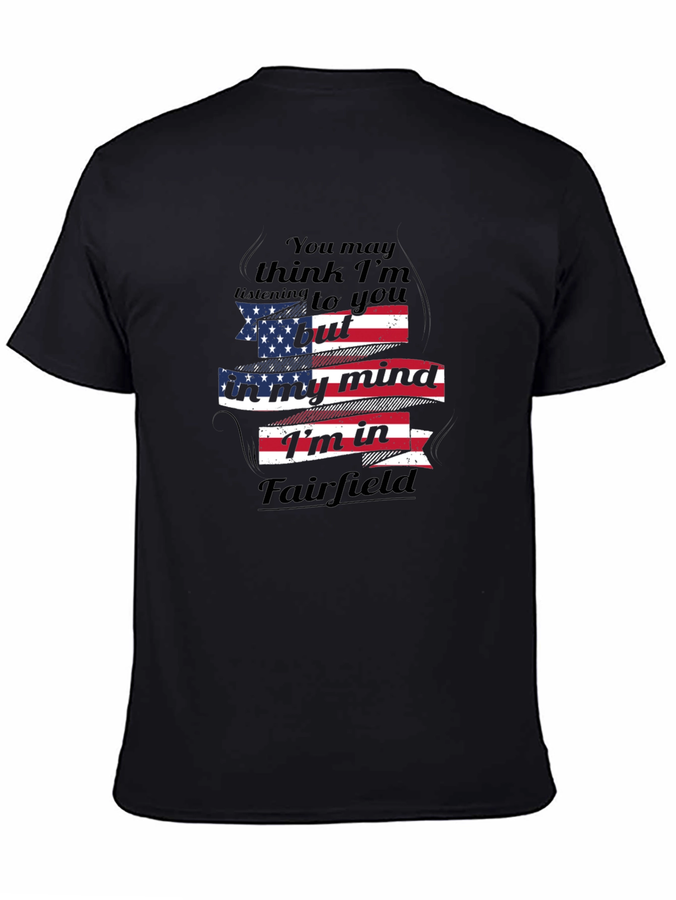 Fairfield Mind T-Shirt - Patriotic USA Flag
