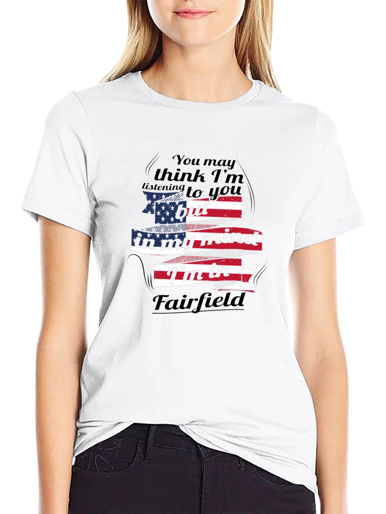 Fairfield Mind T-Shirt - Patriotic USA Flag