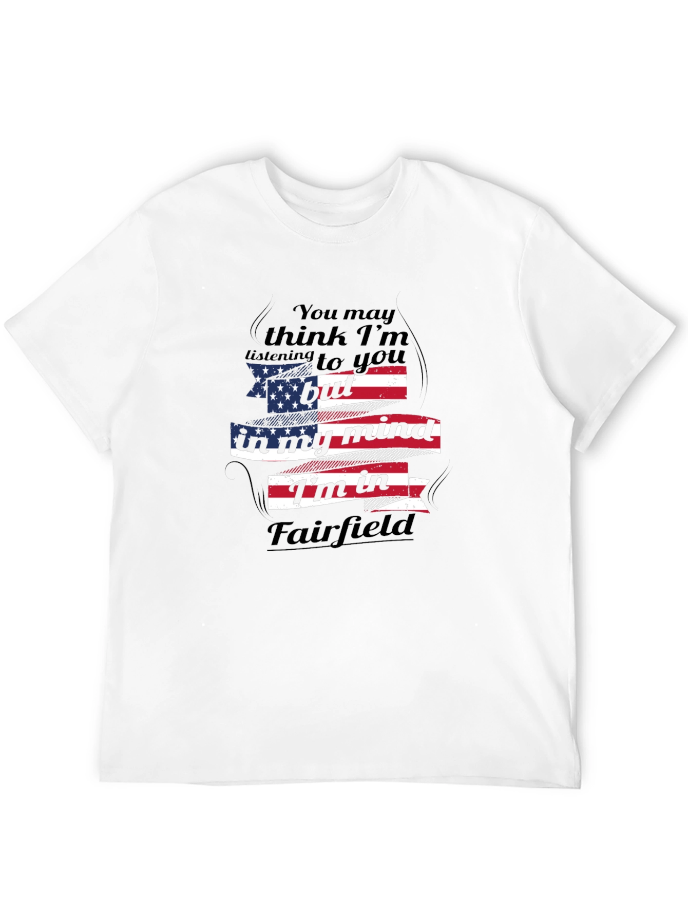 Fairfield Mind T-Shirt - Patriotic USA Flag