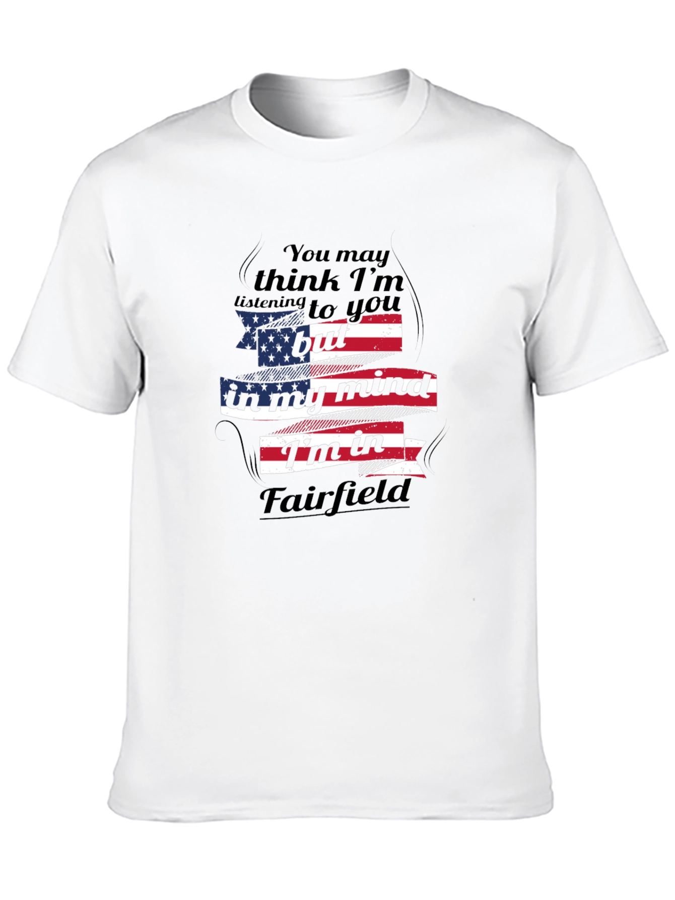 Fairfield Mind T-Shirt - Patriotic USA Flag