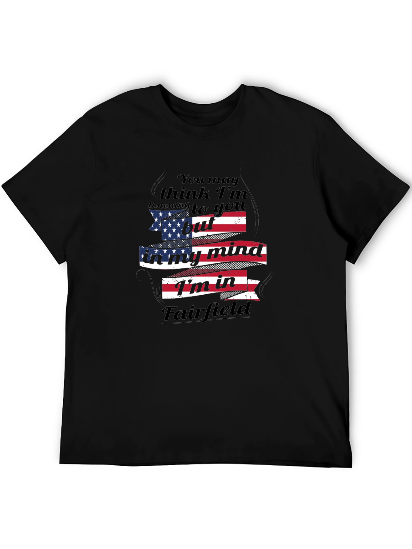 Fairfield Mind T-Shirt - Patriotic USA Flag