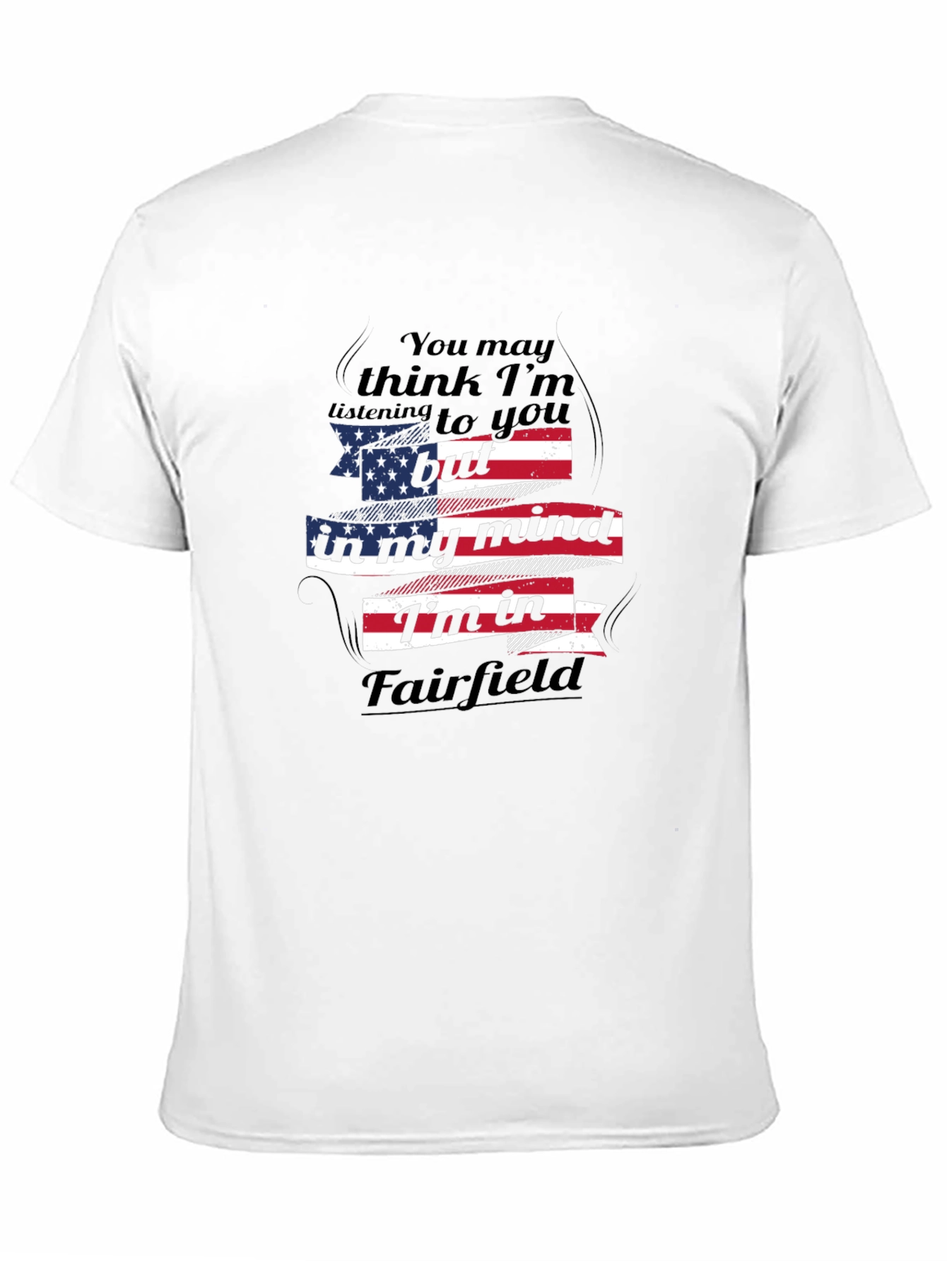 Fairfield Mind T-Shirt - Patriotic USA Flag
