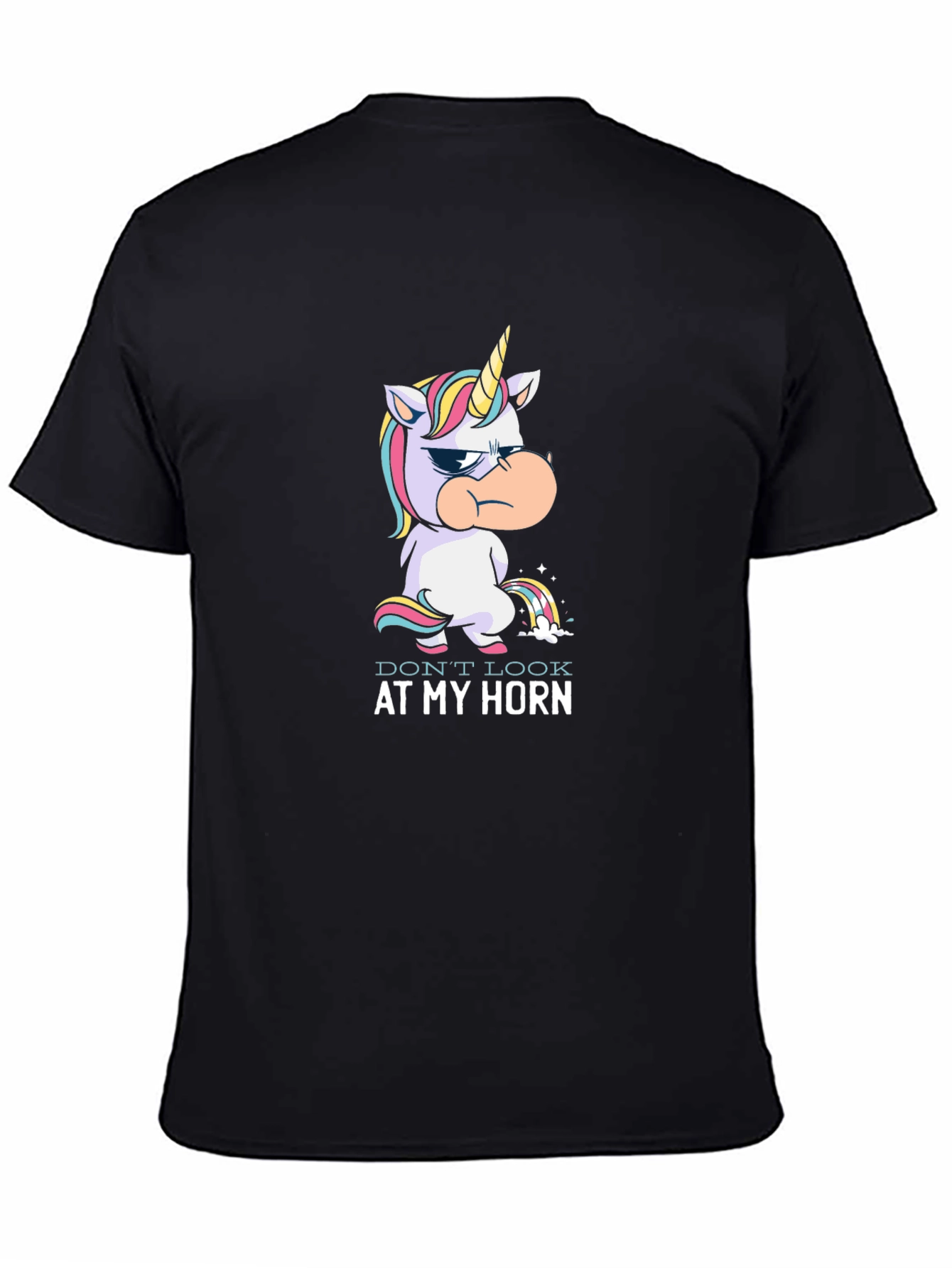 Grumpy Unicorn Rainbow Pee T-Shirt