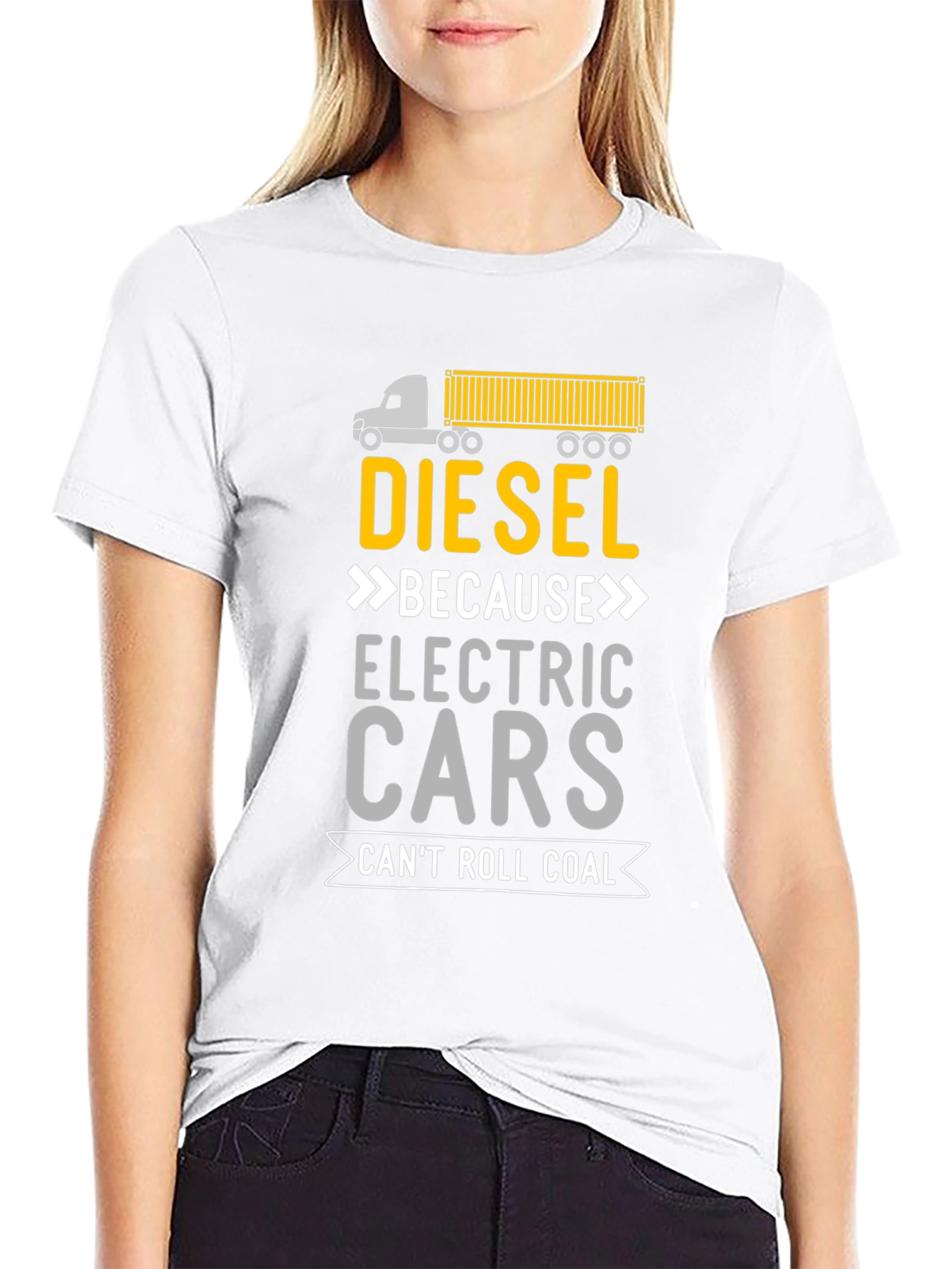 Diesel Can Roll Coal Graphic T-Shirt