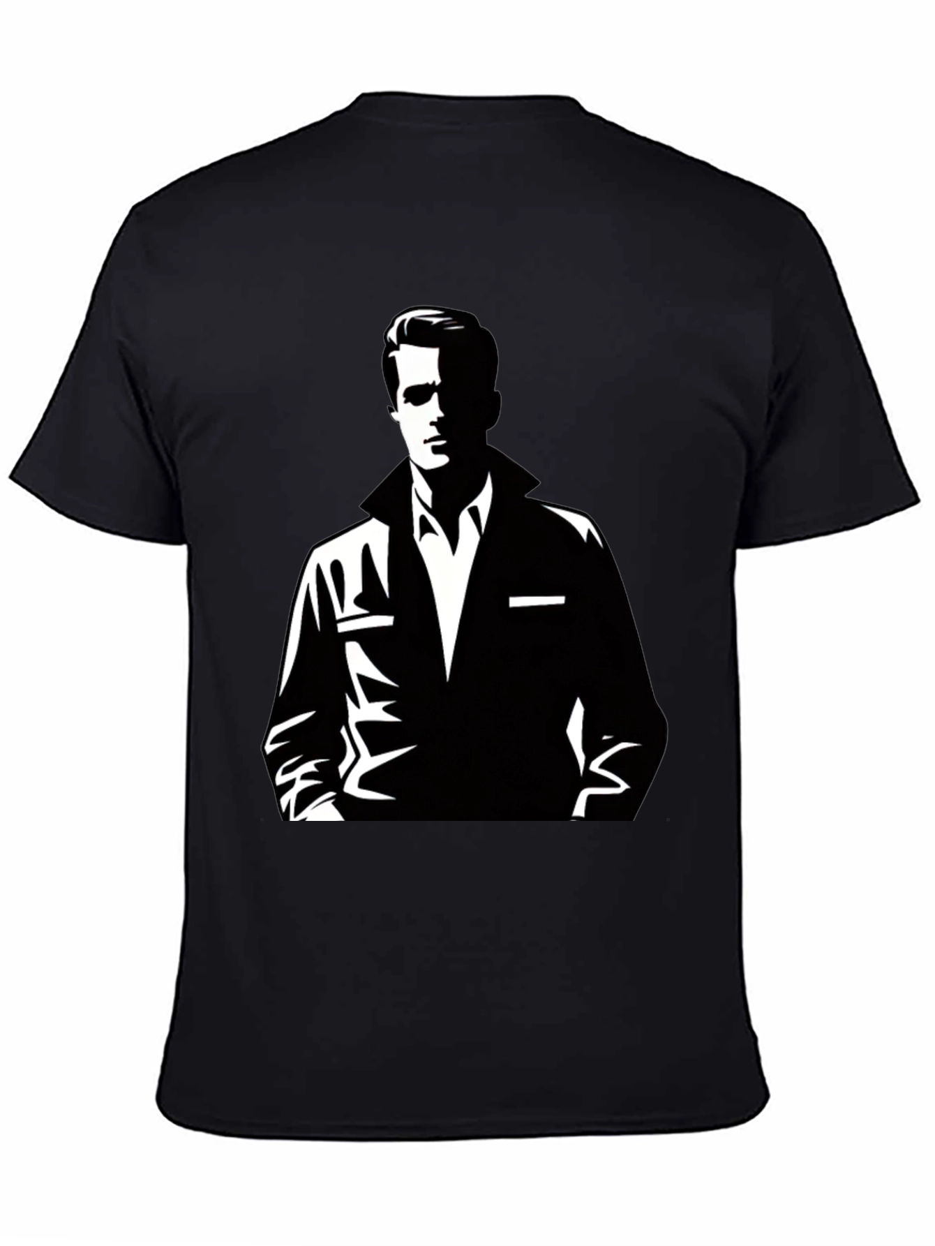 Retro Graphic Tee - Black