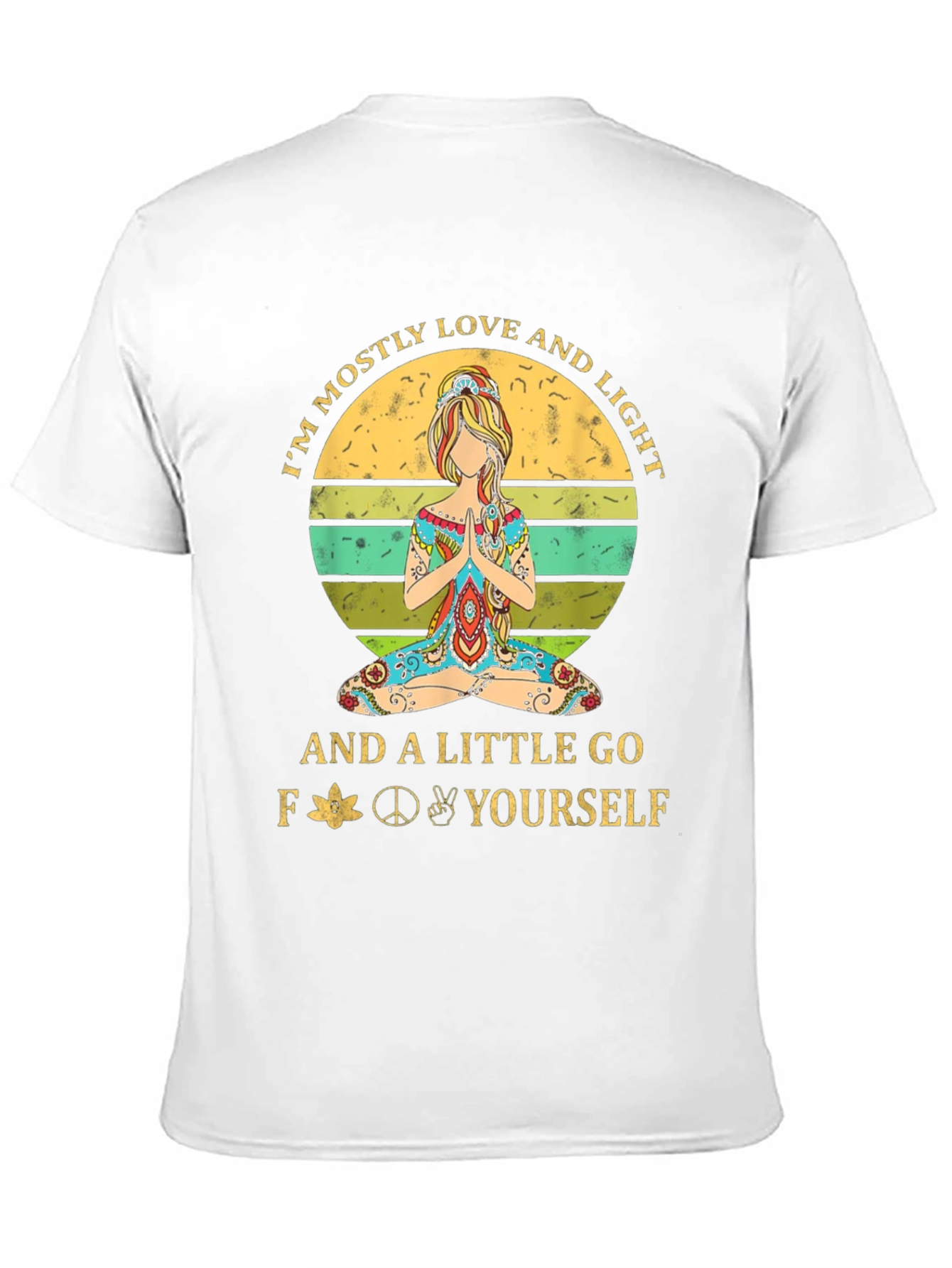 Love & Light Graphic Tee - Yoga Hippie T-Shirt