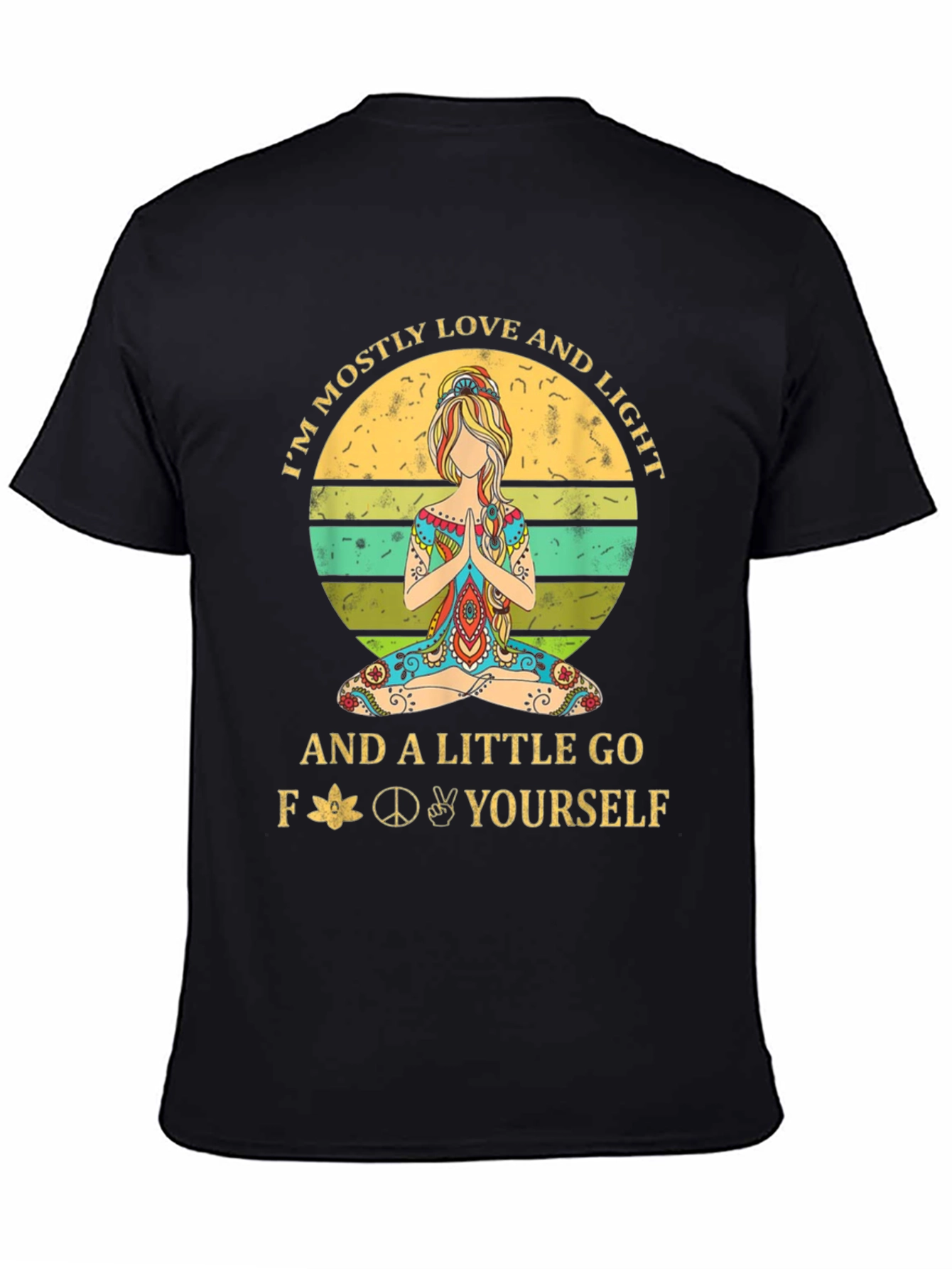 Love & Light Graphic Tee - Yoga Hippie T-Shirt