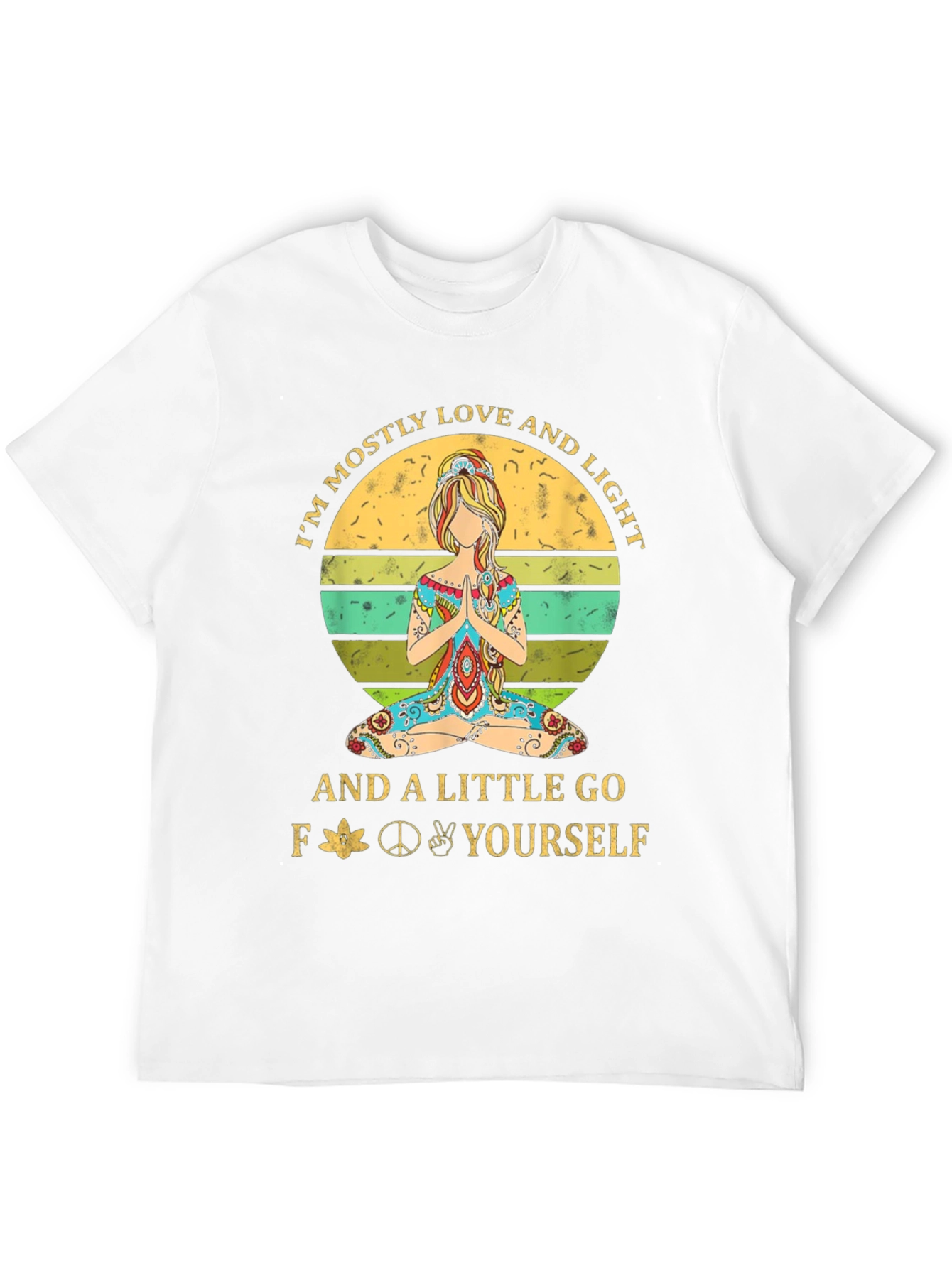 Love & Light Graphic Tee - Yoga Hippie T-Shirt