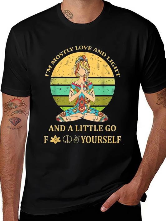 Love & Light Graphic Tee - Yoga Hippie T-Shirt