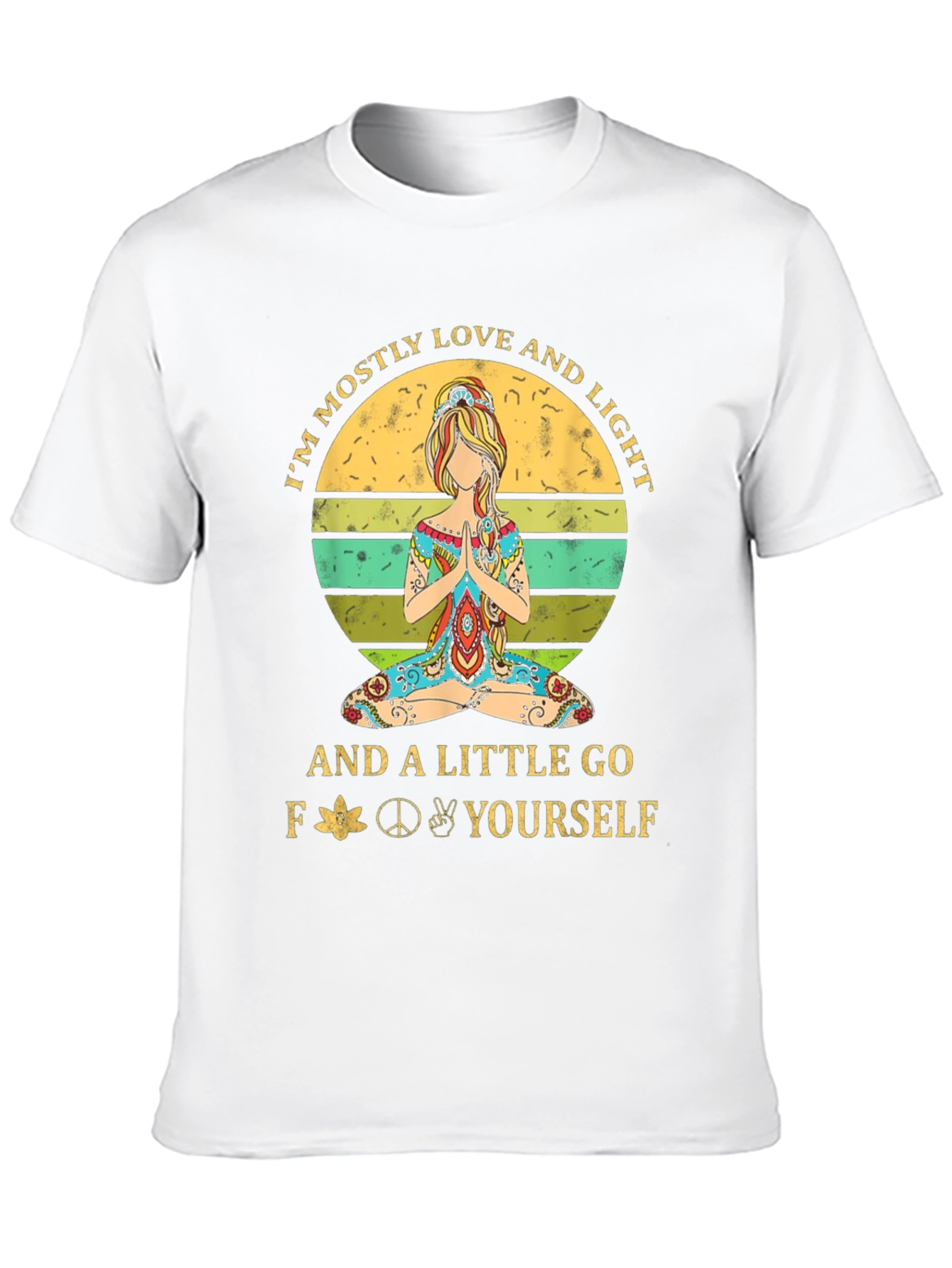 Love & Light Graphic Tee - Yoga Hippie T-Shirt