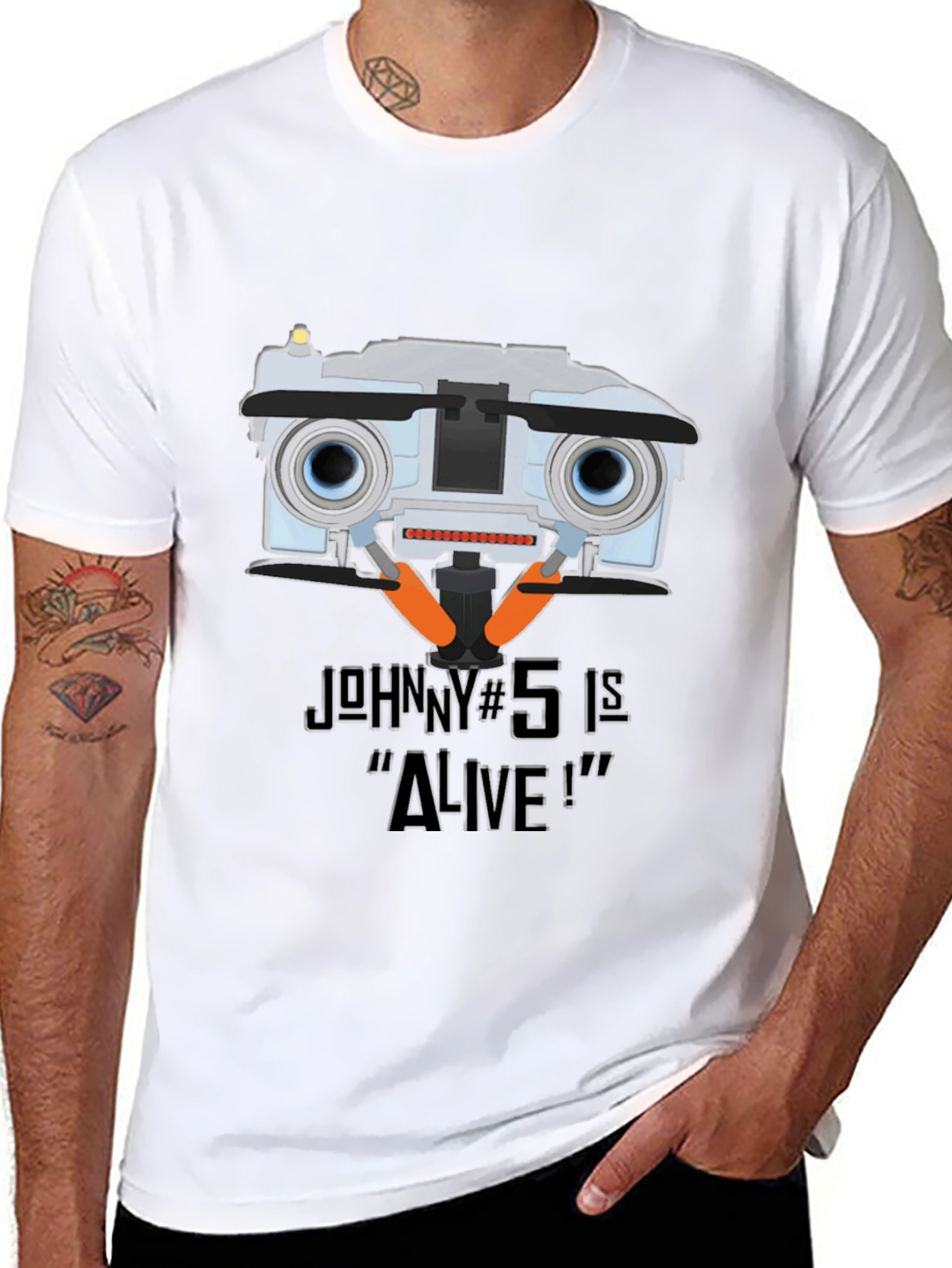 Johnny 5 Alive Graphic T-Shirt