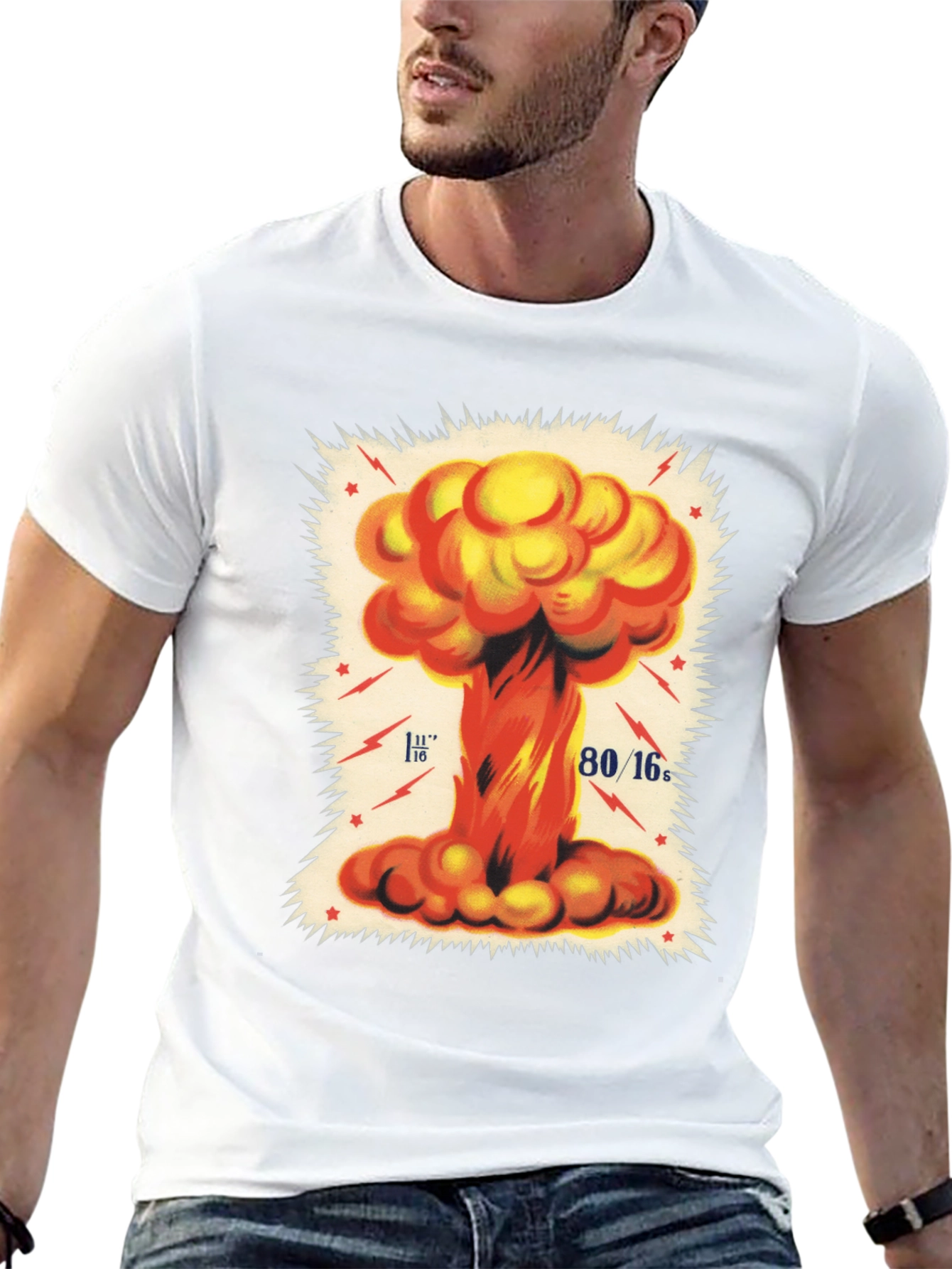 Atomic Explosion Graphic T-Shirt