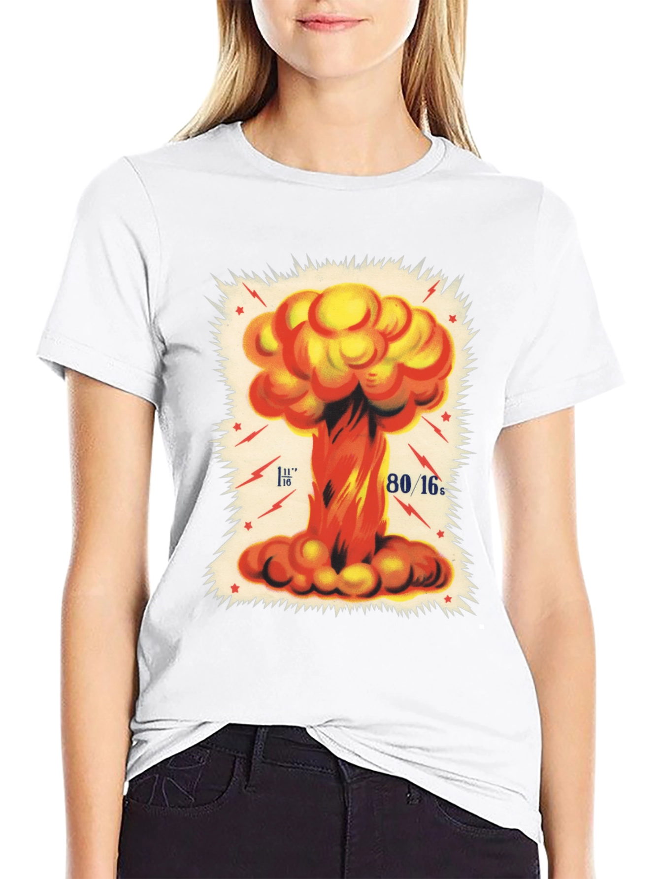 Atomic Explosion Graphic T-Shirt