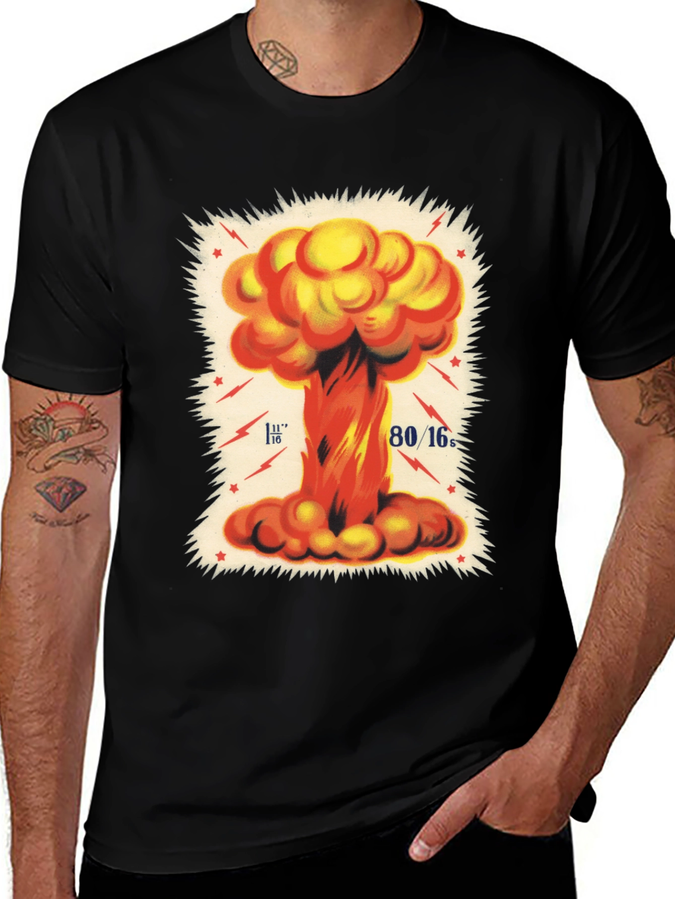 Atomic Explosion Graphic T-Shirt