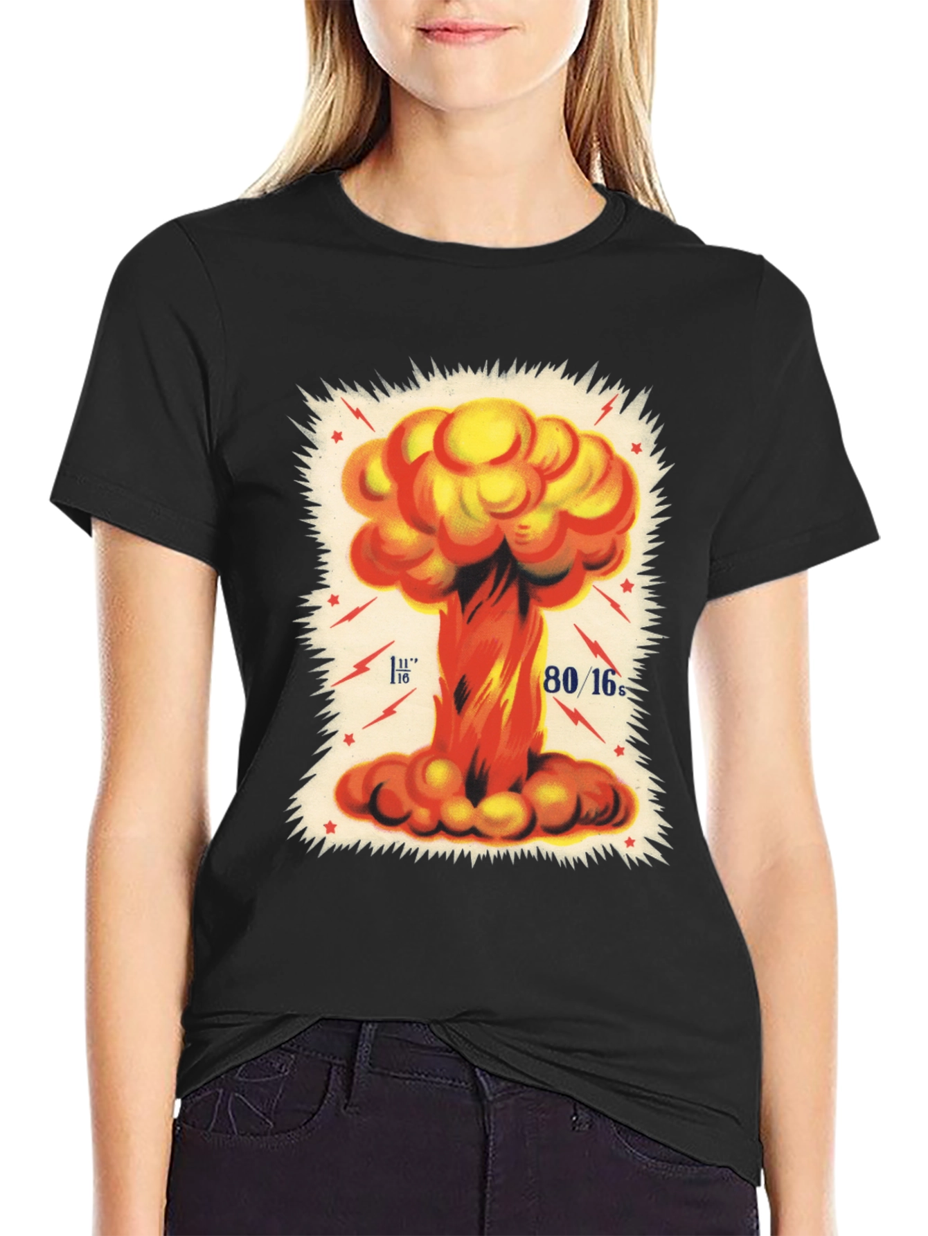 Atomic Explosion Graphic T-Shirt