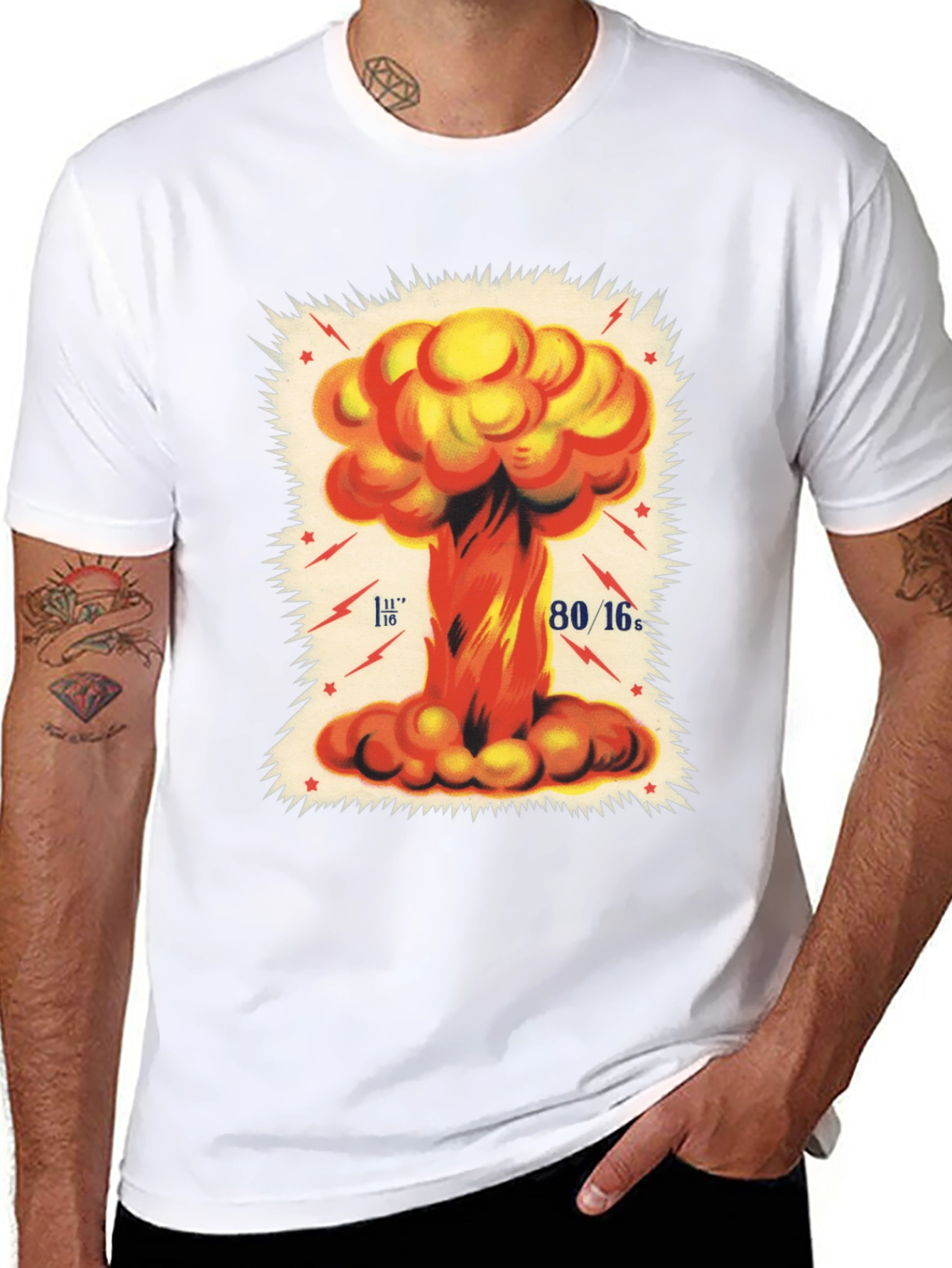 Atomic Explosion Graphic T-Shirt