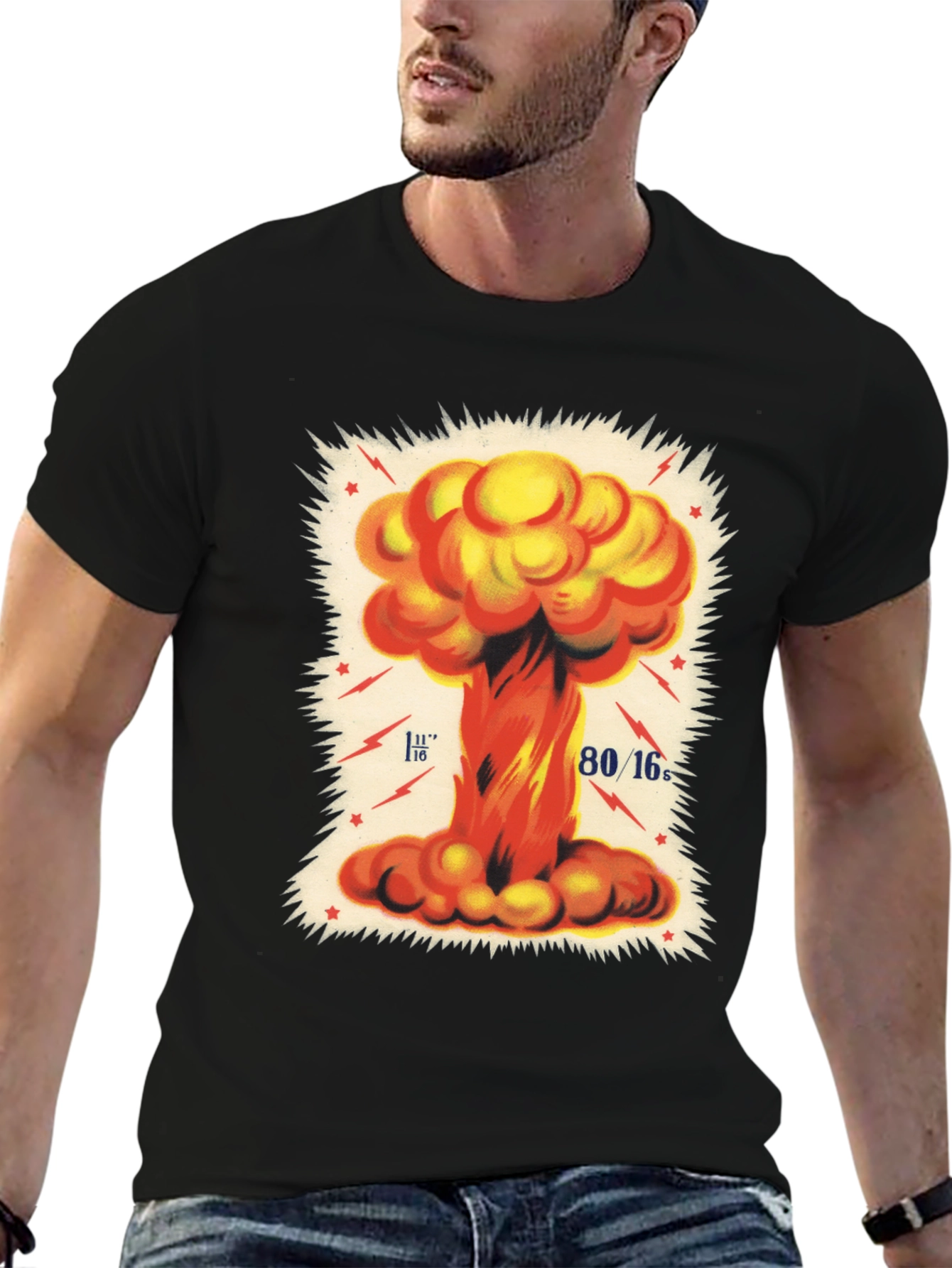Atomic Explosion Graphic T-Shirt