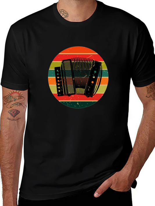 Vintage Accordion T-Shirt - Retro Style