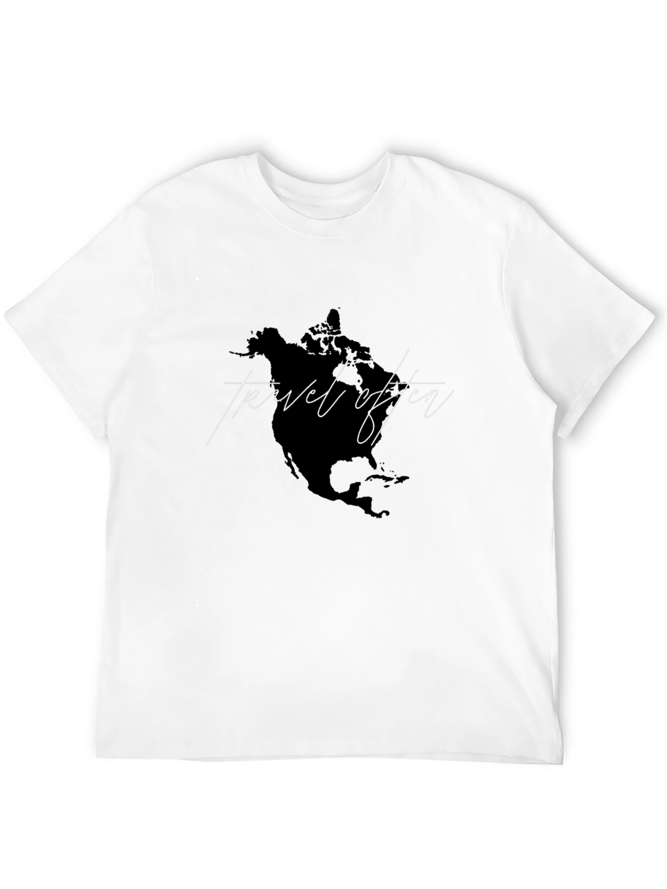 Travel Often Graphic Tee - Black
