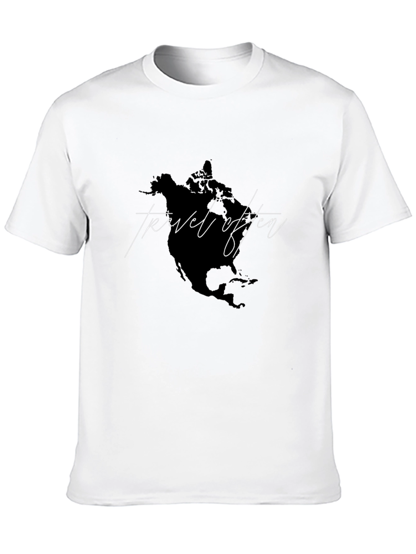 Travel Often Graphic Tee - Black