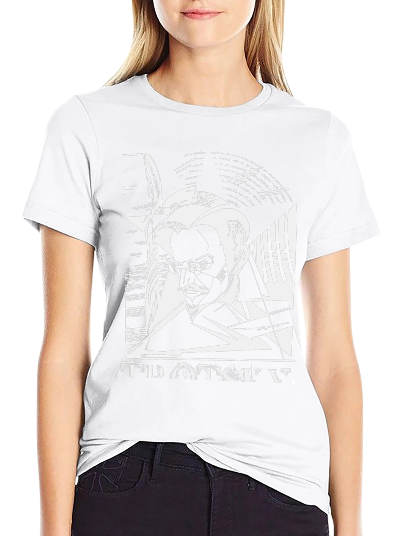 Trotsky Graphic Print Black T-Shirt