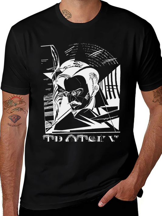 Trotsky Graphic Print Black T-Shirt