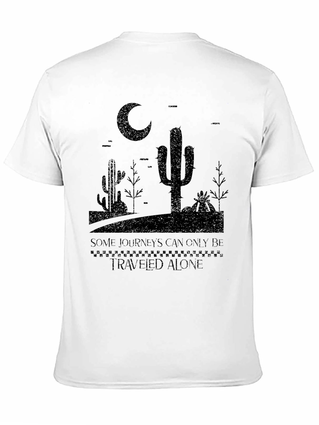 Desert Moon Graphic T-Shirt - Alone Journey