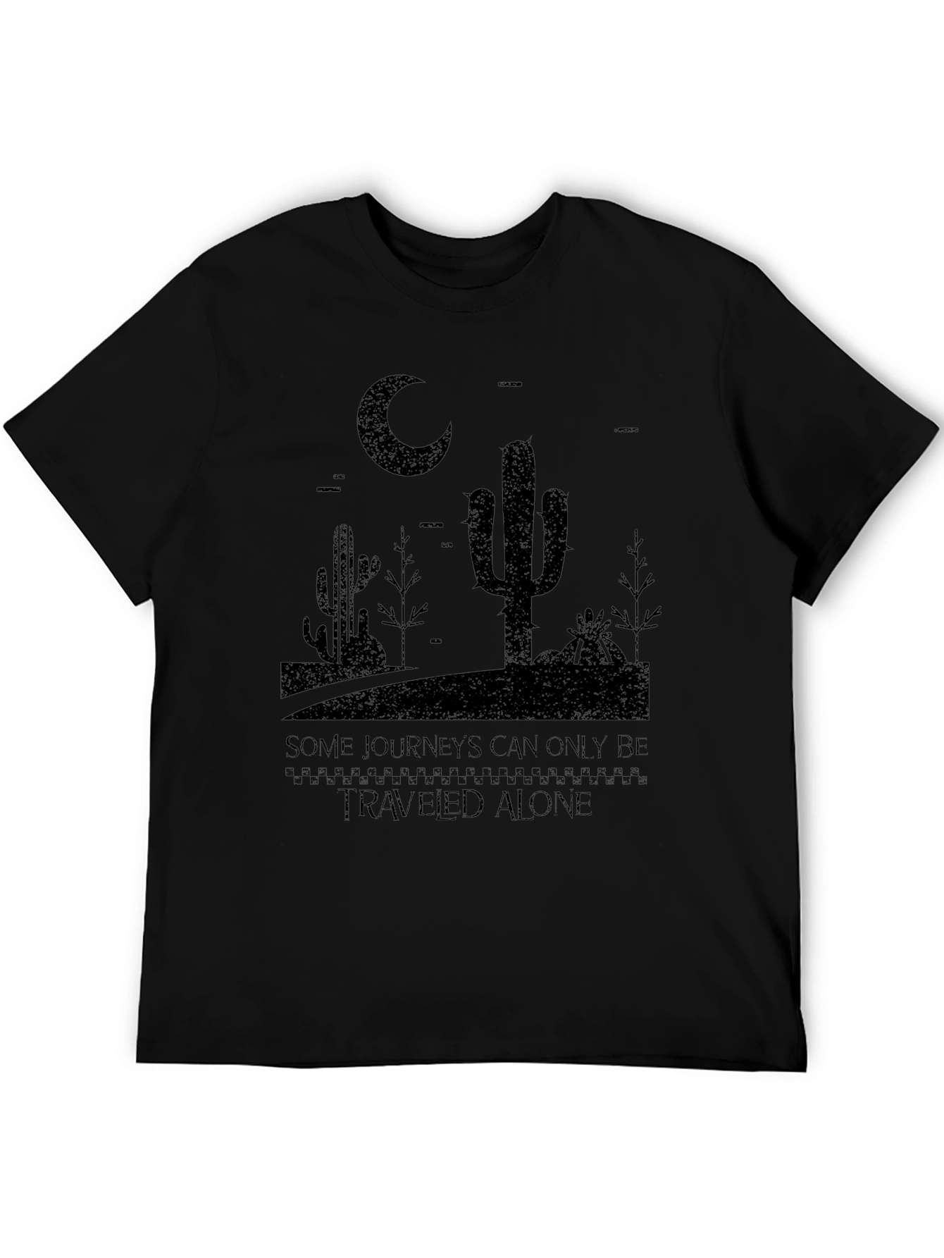 Desert Moon Graphic T-Shirt - Alone Journey