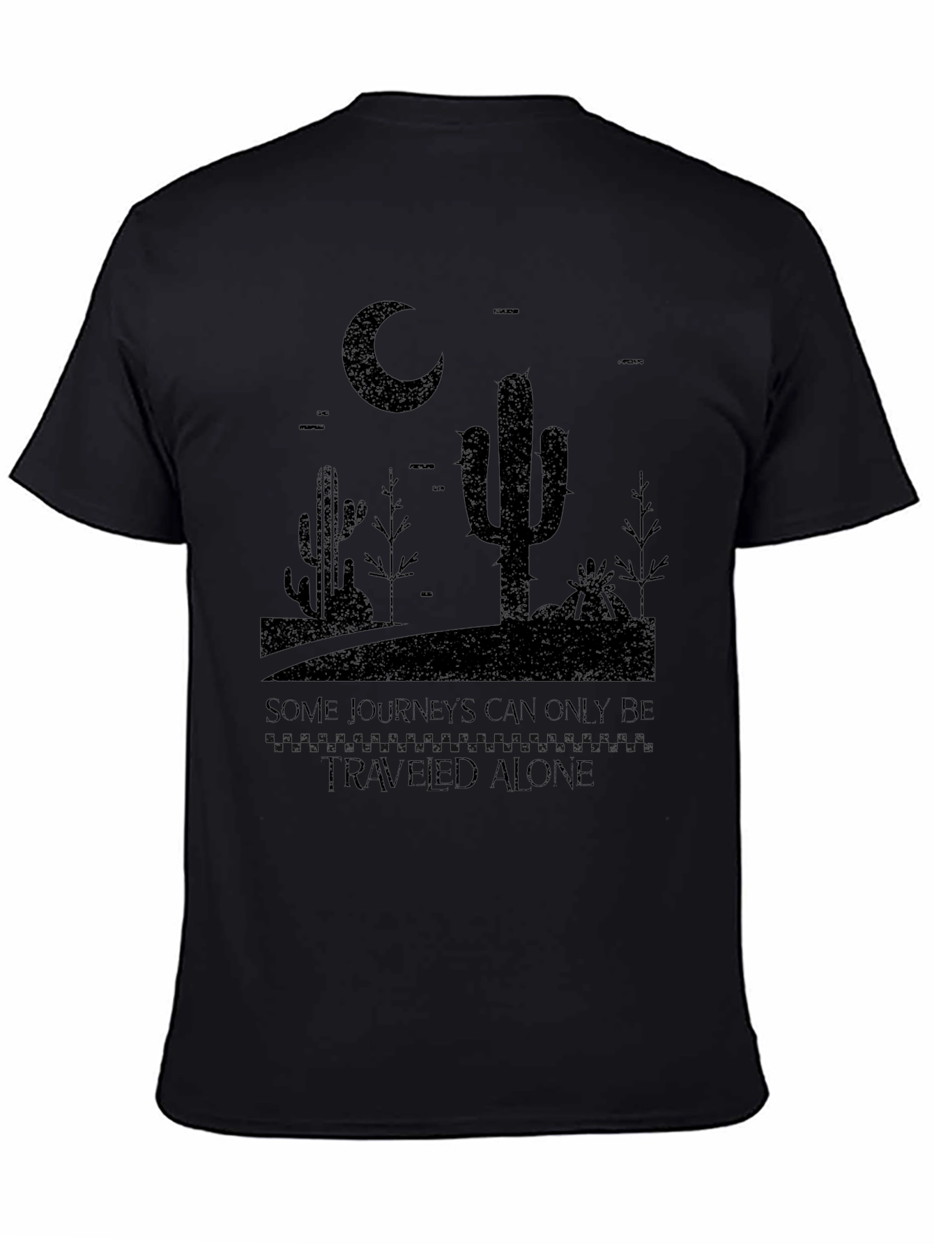 Desert Moon Graphic T-Shirt - Alone Journey