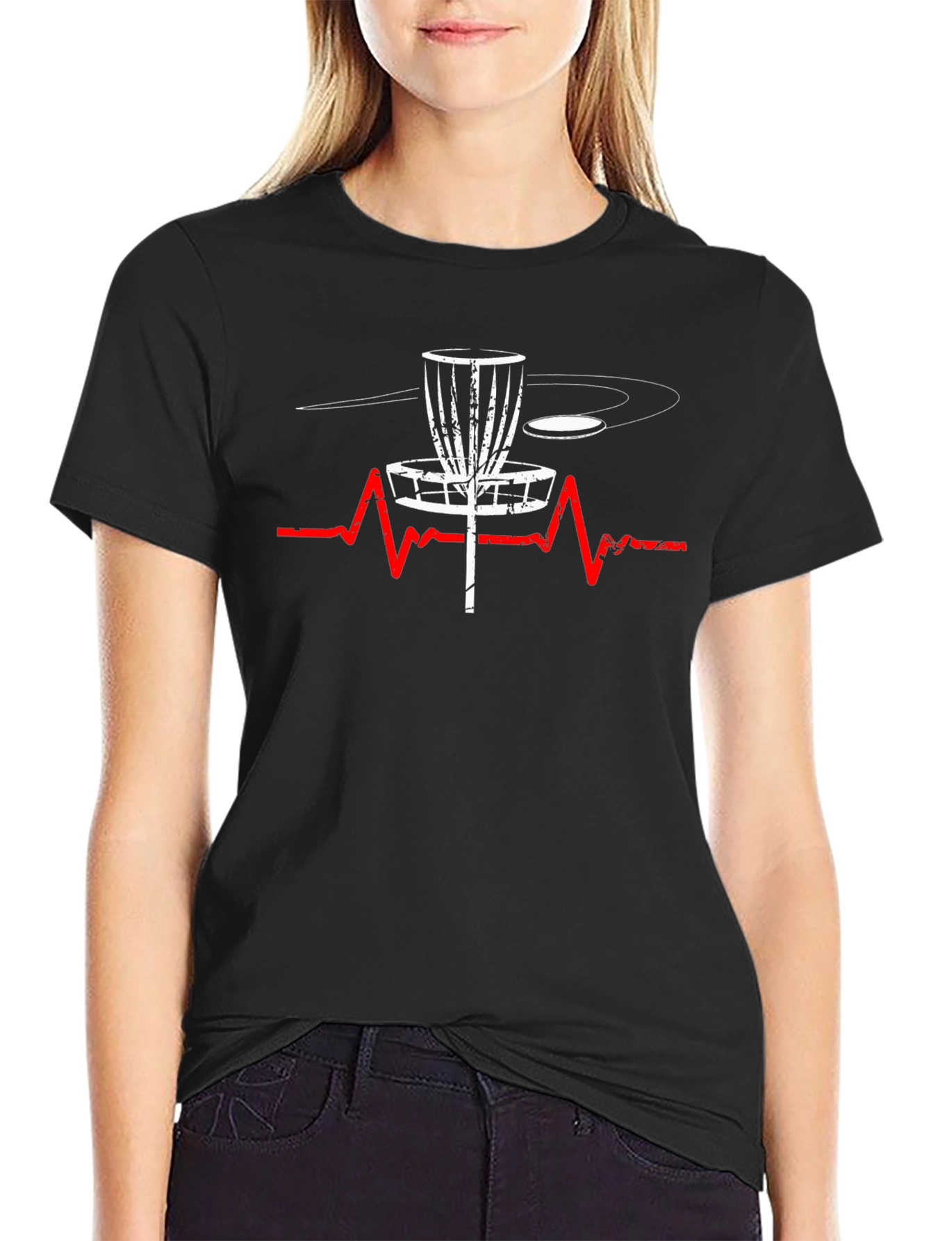 Disc Golf Heartbeat T-Shirt