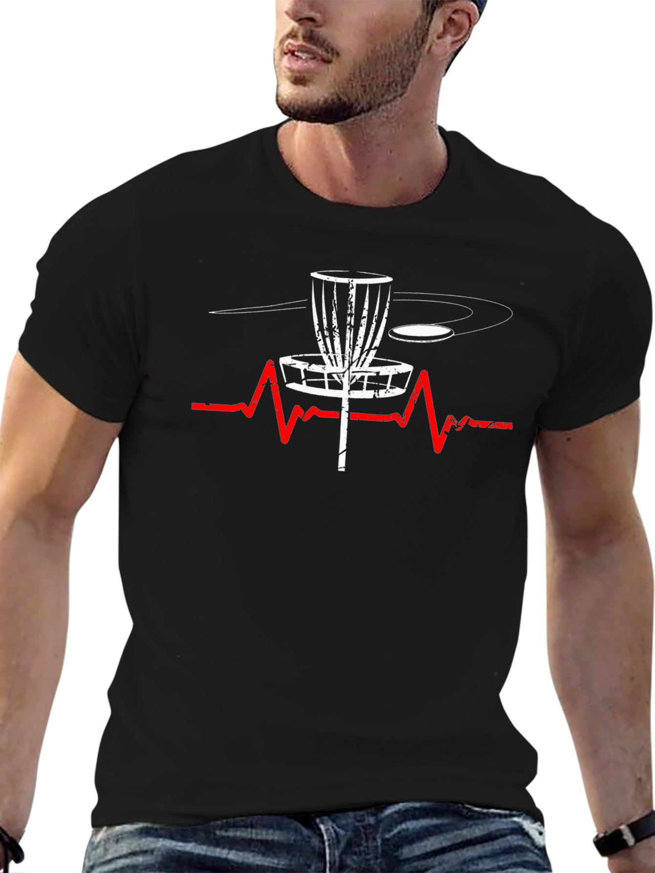 Disc Golf Heartbeat T-Shirt