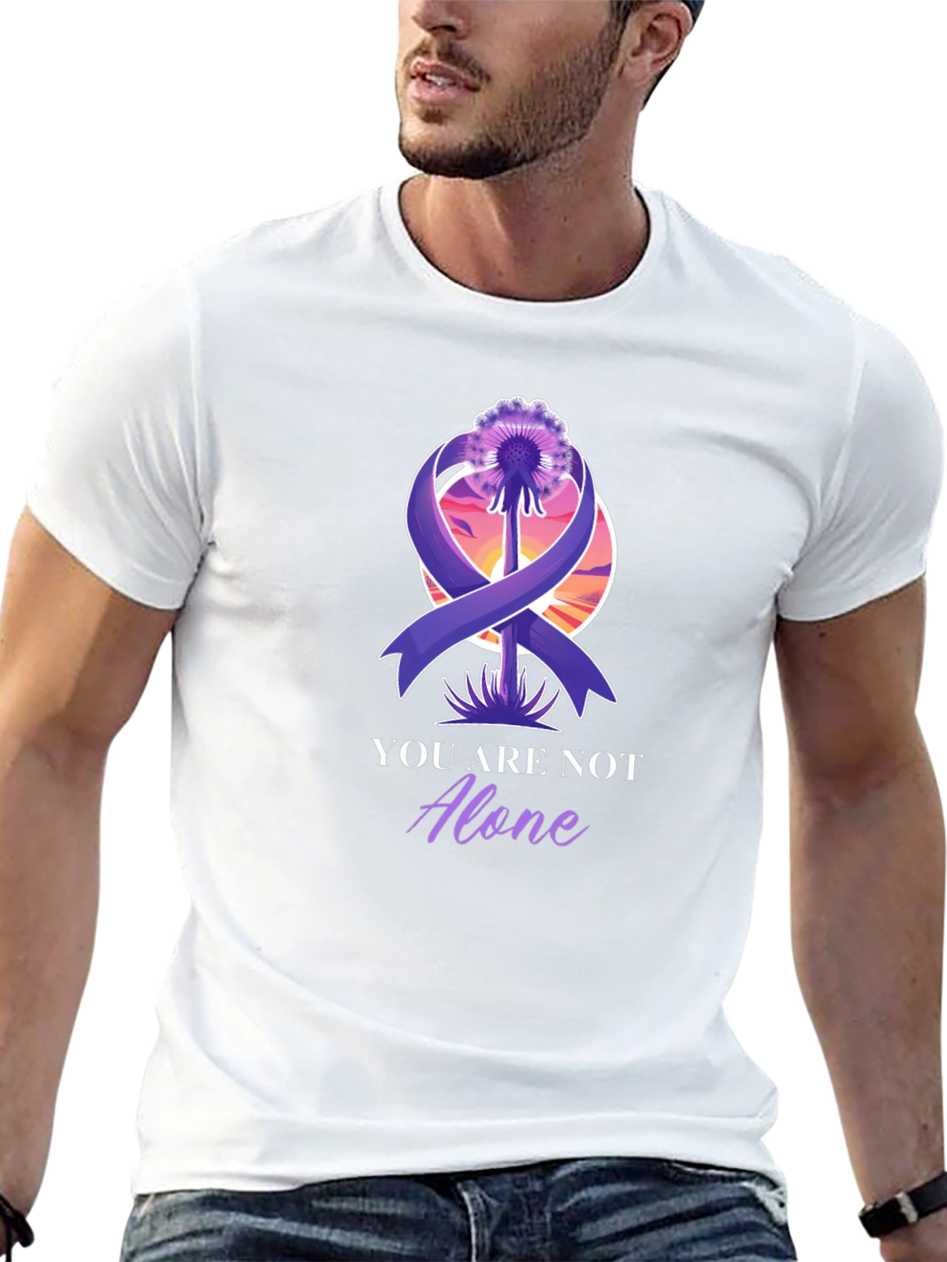You Are Not Alone Awareness T-Shirt